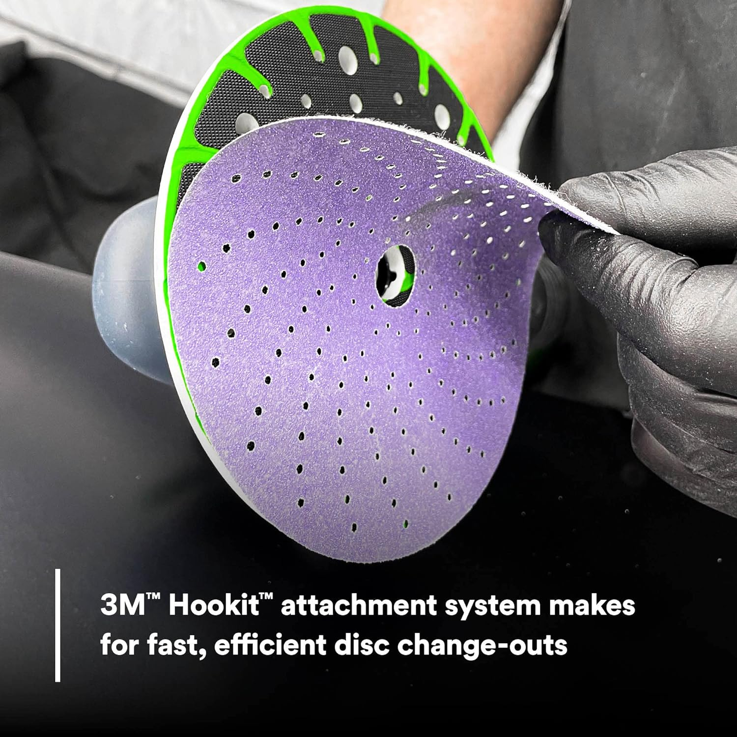3M 30760 Hookit 334U Purple 6" P800 Grit Clean Sanding Disc image number 6