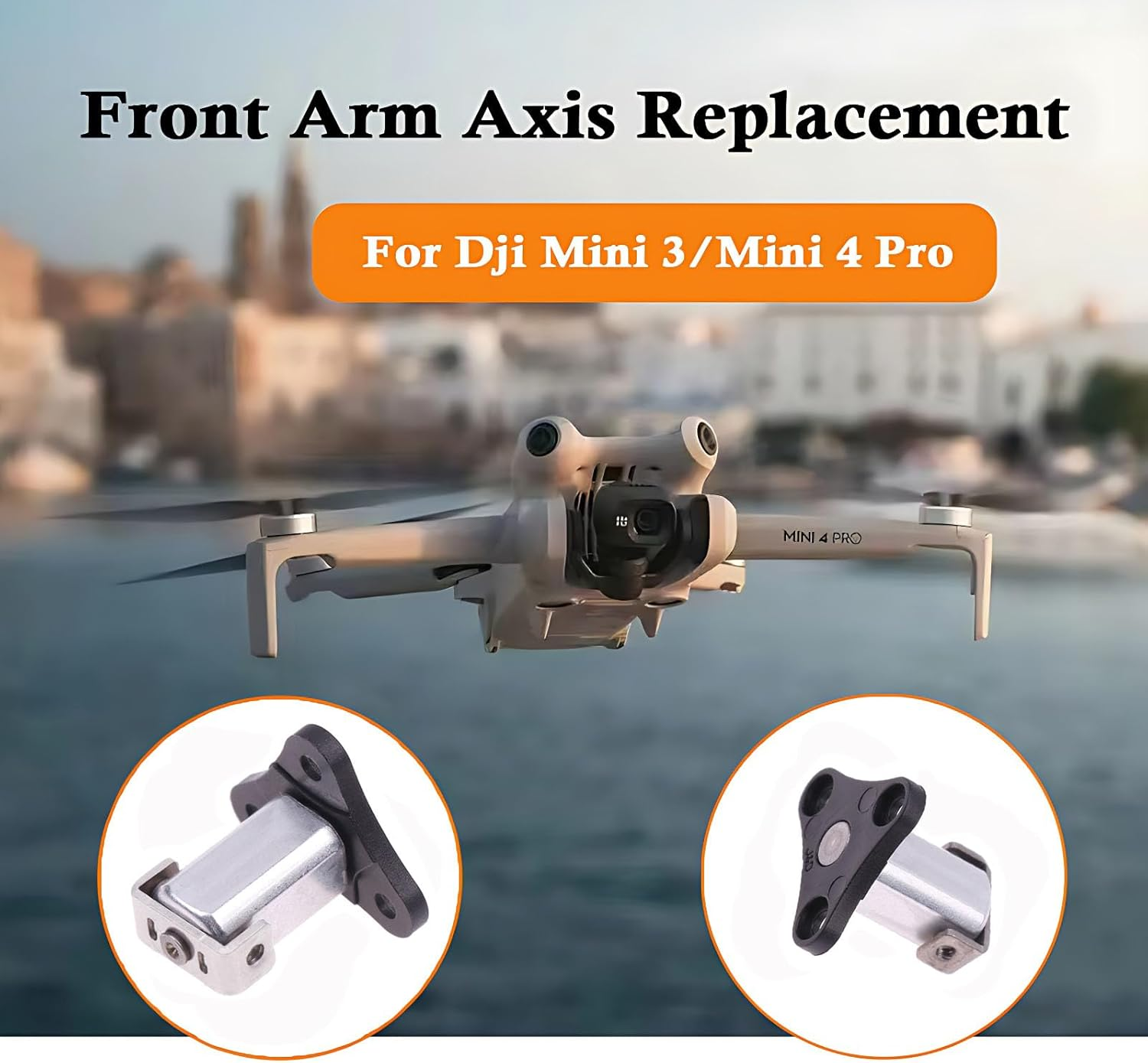 ZWLLKJGS Mini 3 Pro Front Arm Shaft Replacement Parts Arm Hinge Screws Accessories for Mini 3 Pro Front Arm Joint Drone Repair Parts(With 7Pcs Arm Shaft Screws) image number 1