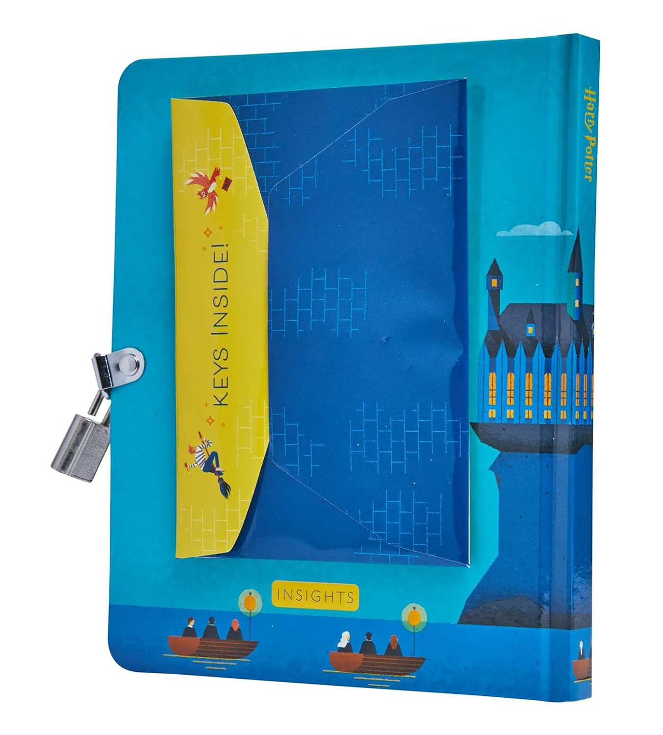 Harry Potter: Hogwarts Castle Glow-In-The-Dark Lock & Key Diary