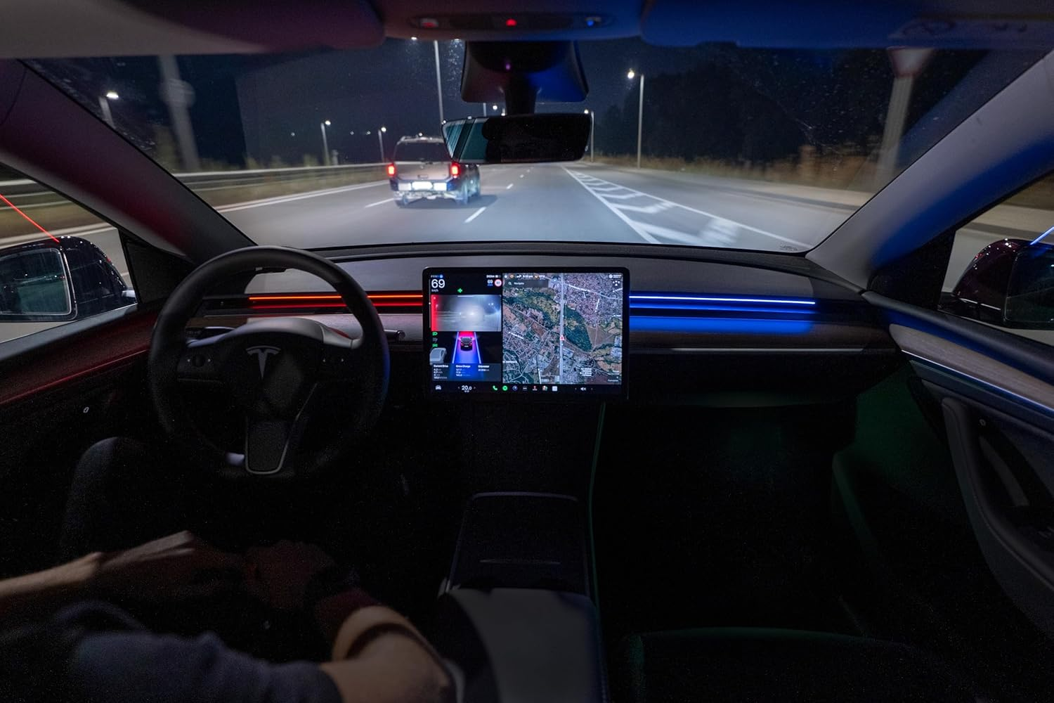 ENHANCE: Tesla Compatible: S3XY STRIP: Smart LED Strip: MODEL 3 (Highland) image number 2