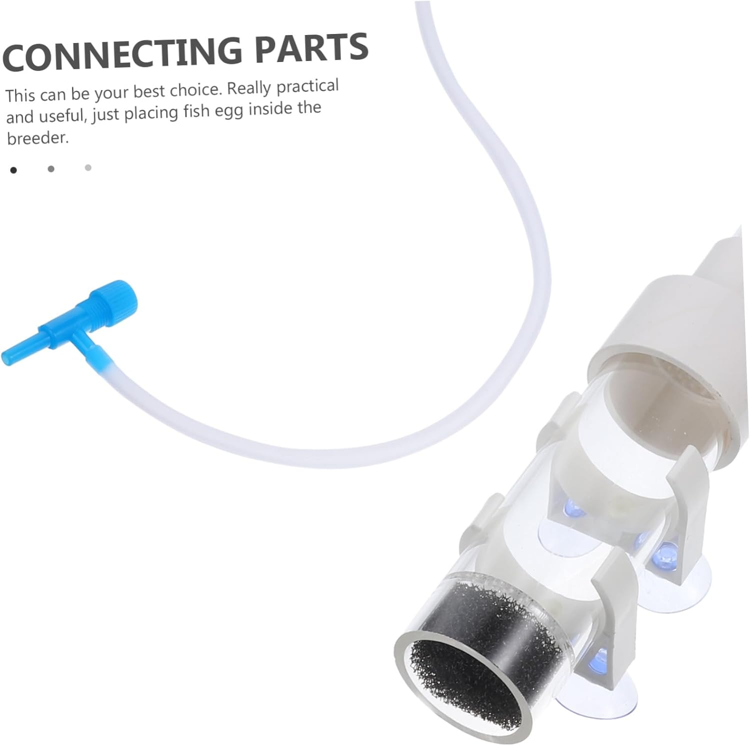 GARVALON Cichlid Hatchery Incubator Tube 40Mm Aquarium Fish Egg Breeding Tank Tropical Mouth-Brooding Fish Fry Hatchery Supply for Aquatic Pets Random Style image number 5