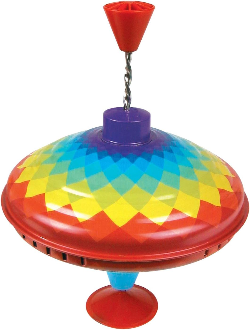 Tobar Rainbow Humming Top Traditional Spinning Toy image number 3