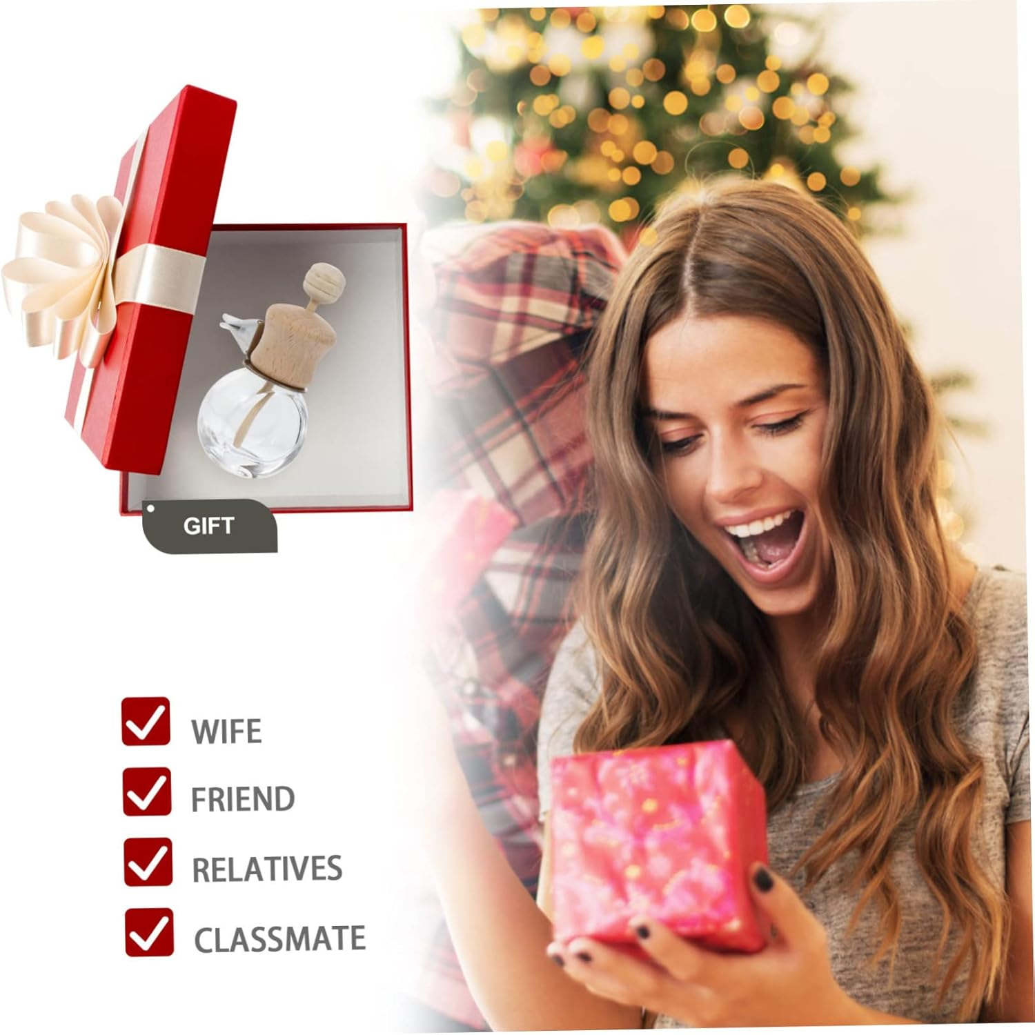 Ciieeo 3Pcs Car Fragrance Diffuser Bottle Empty Perfume Bottles for Essential Oil Diffusers image number 5