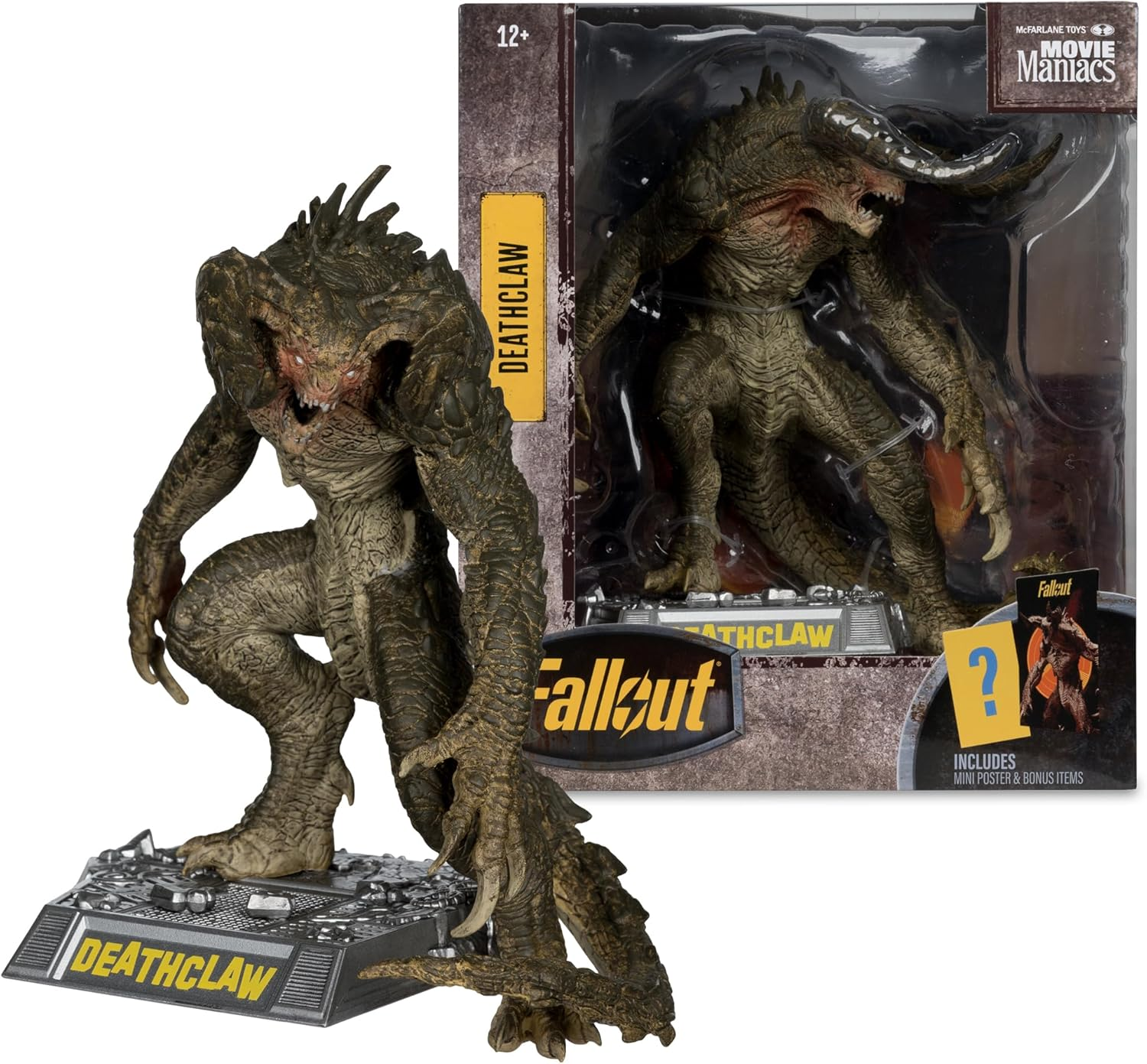Fallout (TV) - Movie Maniacs (Season 2) Deathclaw 6" Posed Figure image number 3