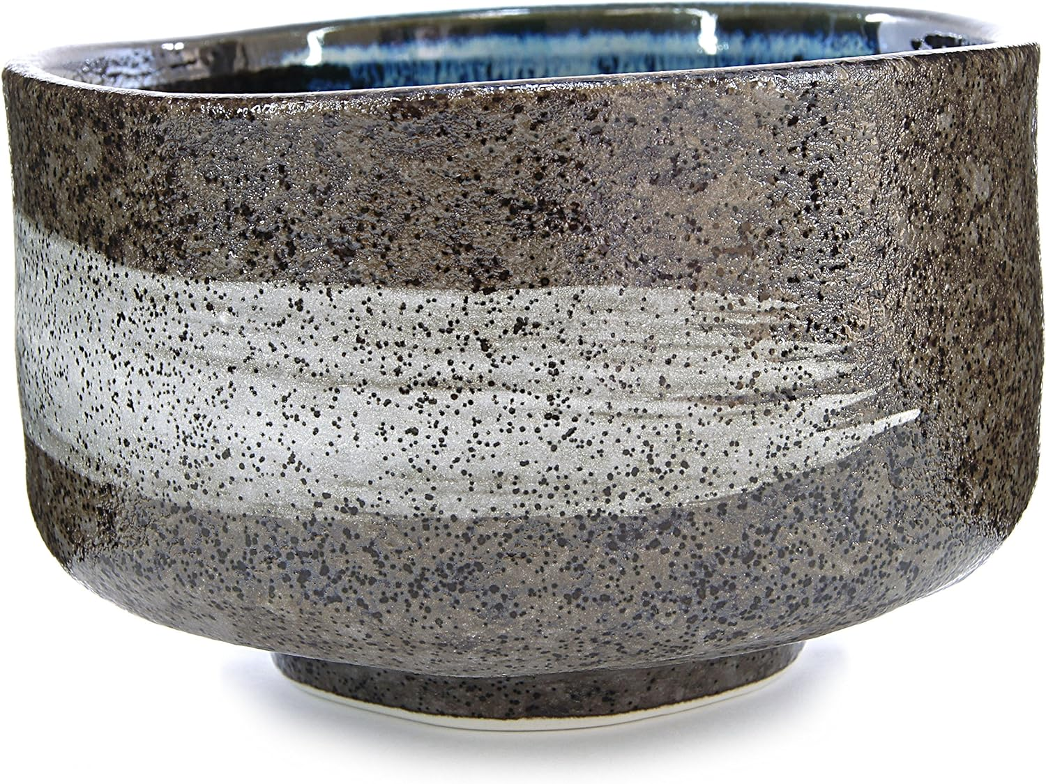 Mino Ware Japanese Handcrafted Matcha Tea Bowl Brown, Matcha Tea Cup Ceremony, Authentic Pottery, Hagoromo Chawan