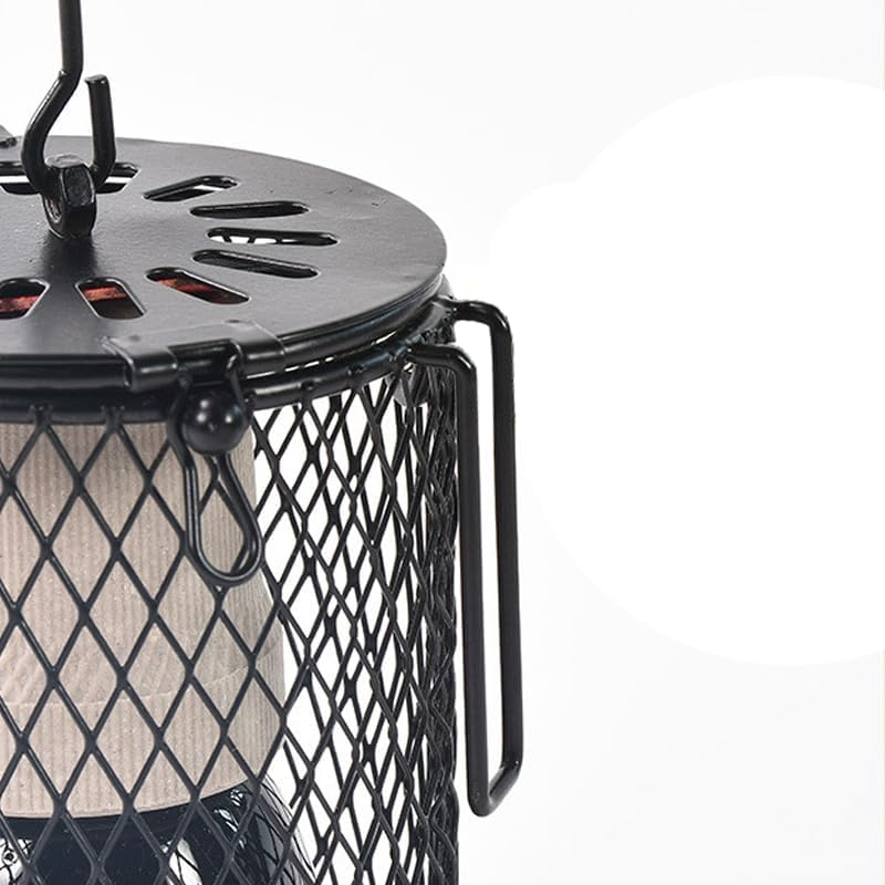 Efficient Reptile Heating Solution: Ceramic Heat Lamp & Guard Cage Set with In-Built Switch, Tailored for Pet Brooders & Various Reptile Habitats, Ensuring Safe & Far Infrared Heating image number 1