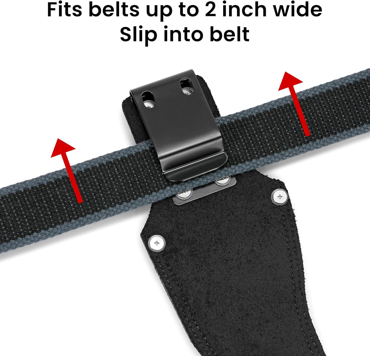 Garden Pruner Sheath,Pruner Tool Holster,Premium Genuine Leather Pruner Holster Protective Case for Garden Pruning Snips and Clippers image number 3