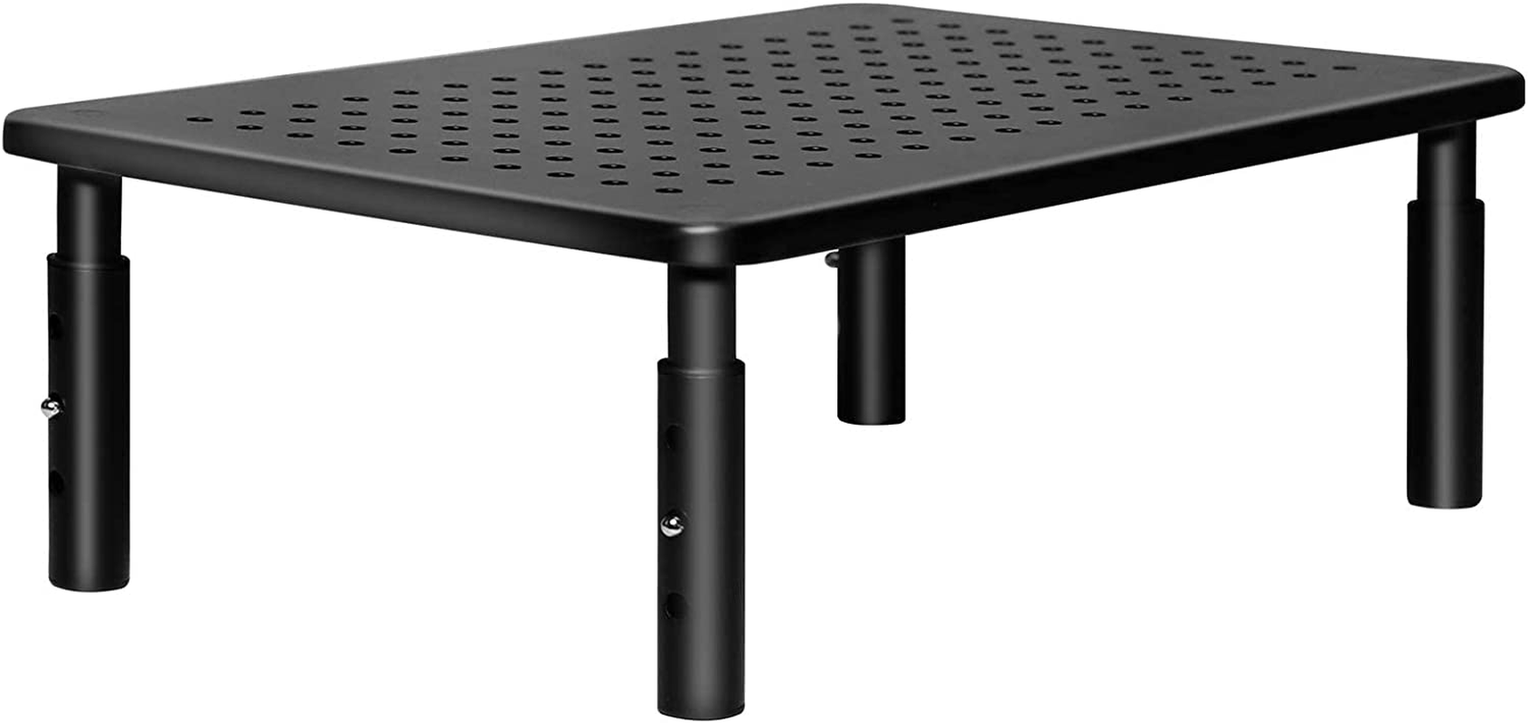 ERGOMAKER Monitor Stand - Height Adjustable Ergonomic Monitor Riser with Vented Metal Platform for Computer, Laptop, Imac, PC, Printer image number 6