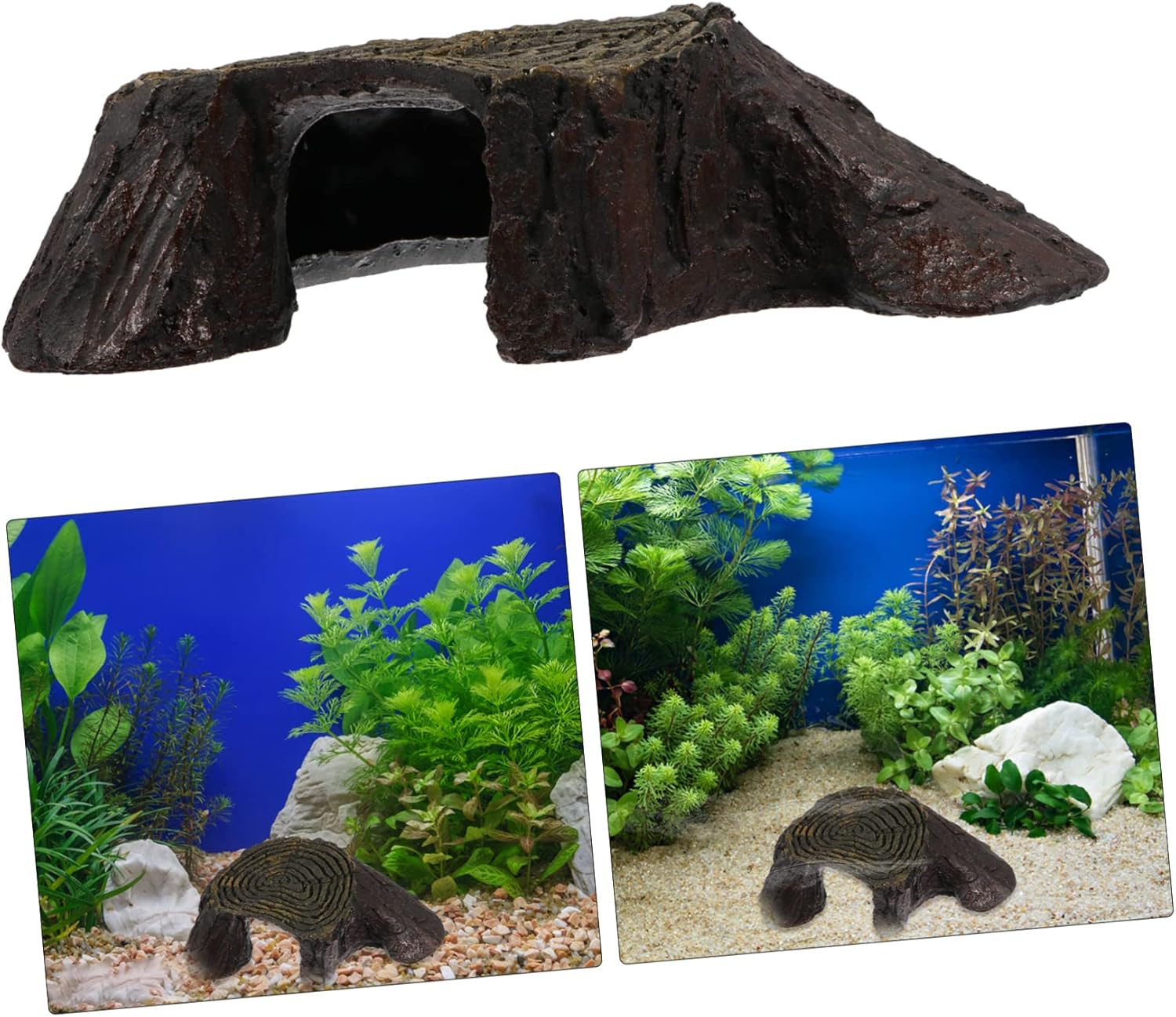 WEKAMOS Tortoise Basking Platform Resin Floating Climbing Terrace for Aquarium Reptile Pets Fish Tank Decor image number 3