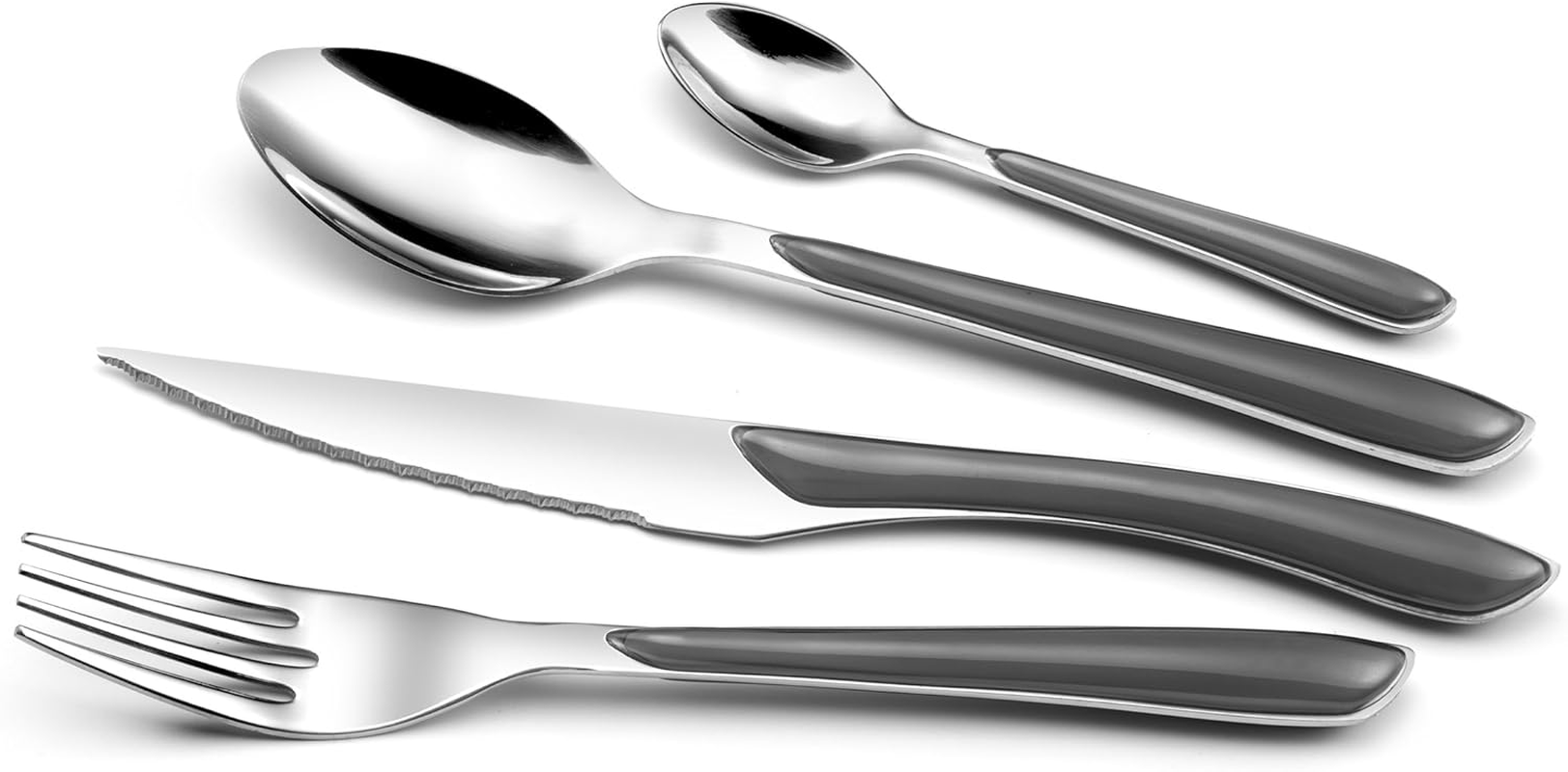 Amefa 2214GYMBA1B60 ECLAT Cutlery Set, Stainless Steel, Grey image number 6