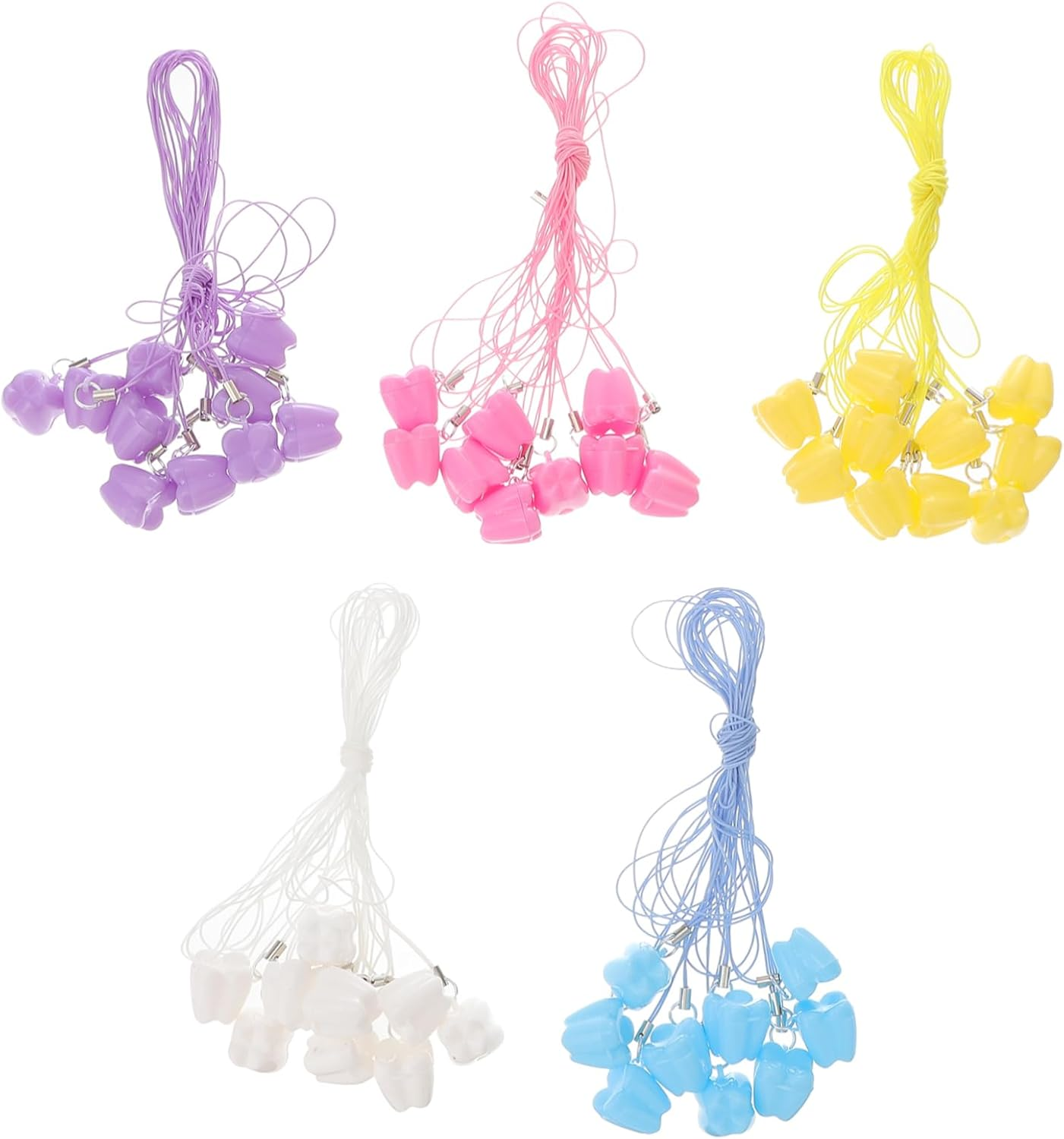 50Pcs Tooth Storage Case for Durable Organizer to save Teeth Record Growth Moments Random Colors Keepsake for Boys image number 1