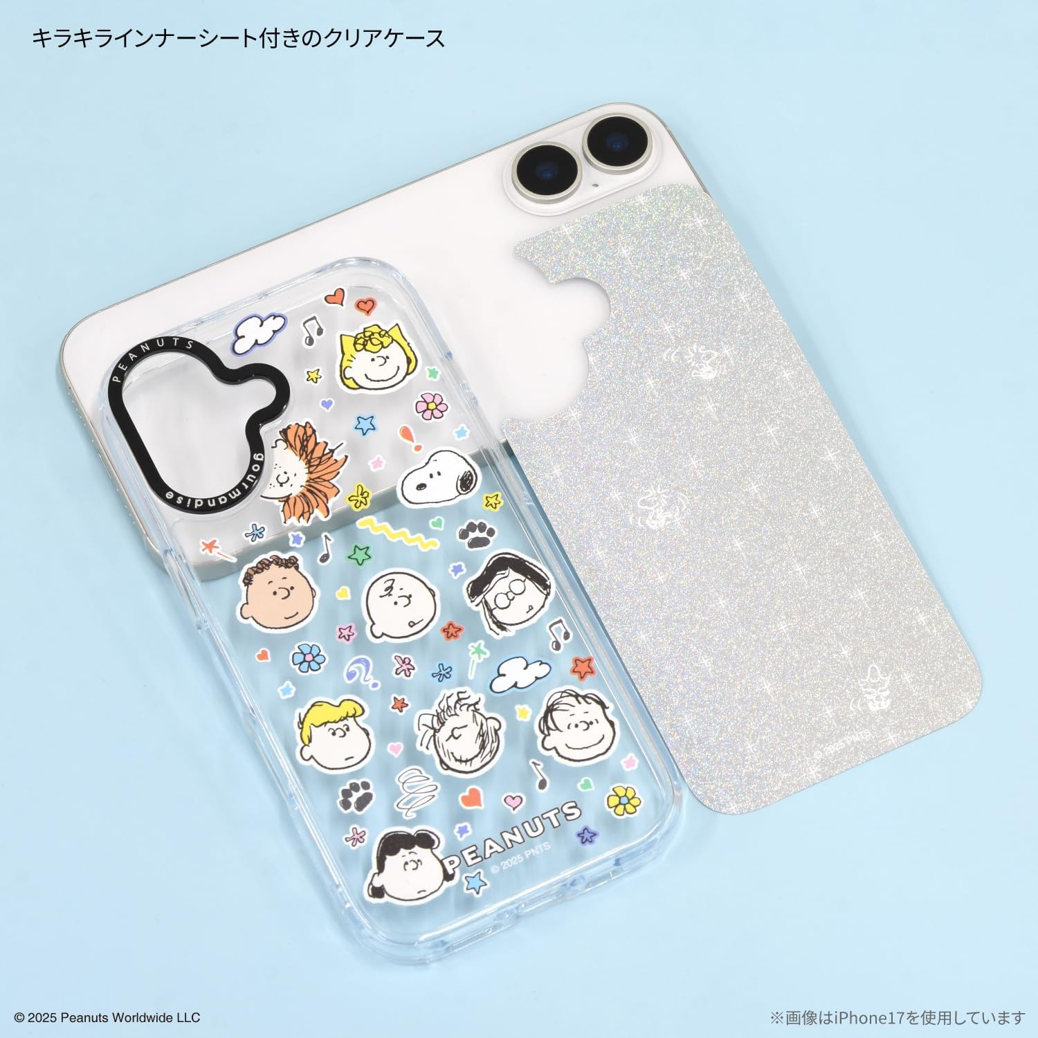 Gourmandies SNGG-179B Peanuts Snoopy Camera Frame Iphone 17 Pro Compatible Case for All image number 2