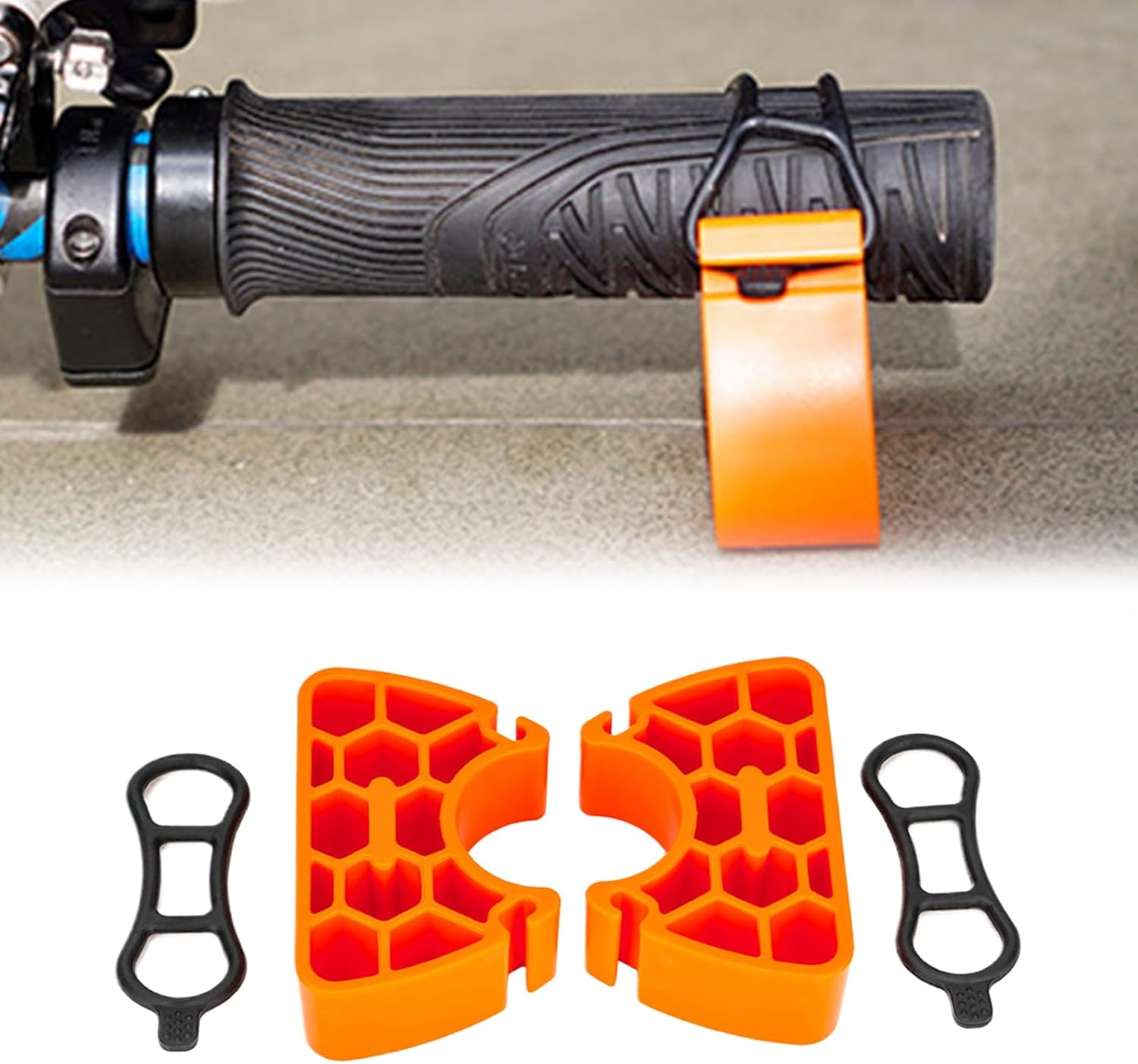 Handlebar Protector for Bikes, Brake Lever Guard for Upside down Parking, Bike Parking Assistant for Garage Shed Storage, Cycling Maintenance Accessories for Mountain Road Bike Cyclists image number 5