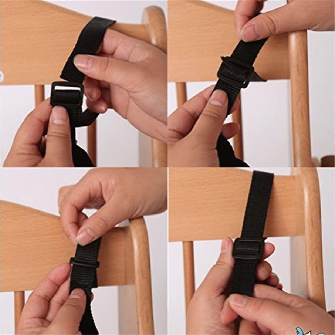 Adjustable 3 Point Harness High Chair Strap, 1Pc 3 Point Harness Seat Belt High Chair Strap, Adjustable 3 Point Harness High Chair Straps Seat Belt image number 4