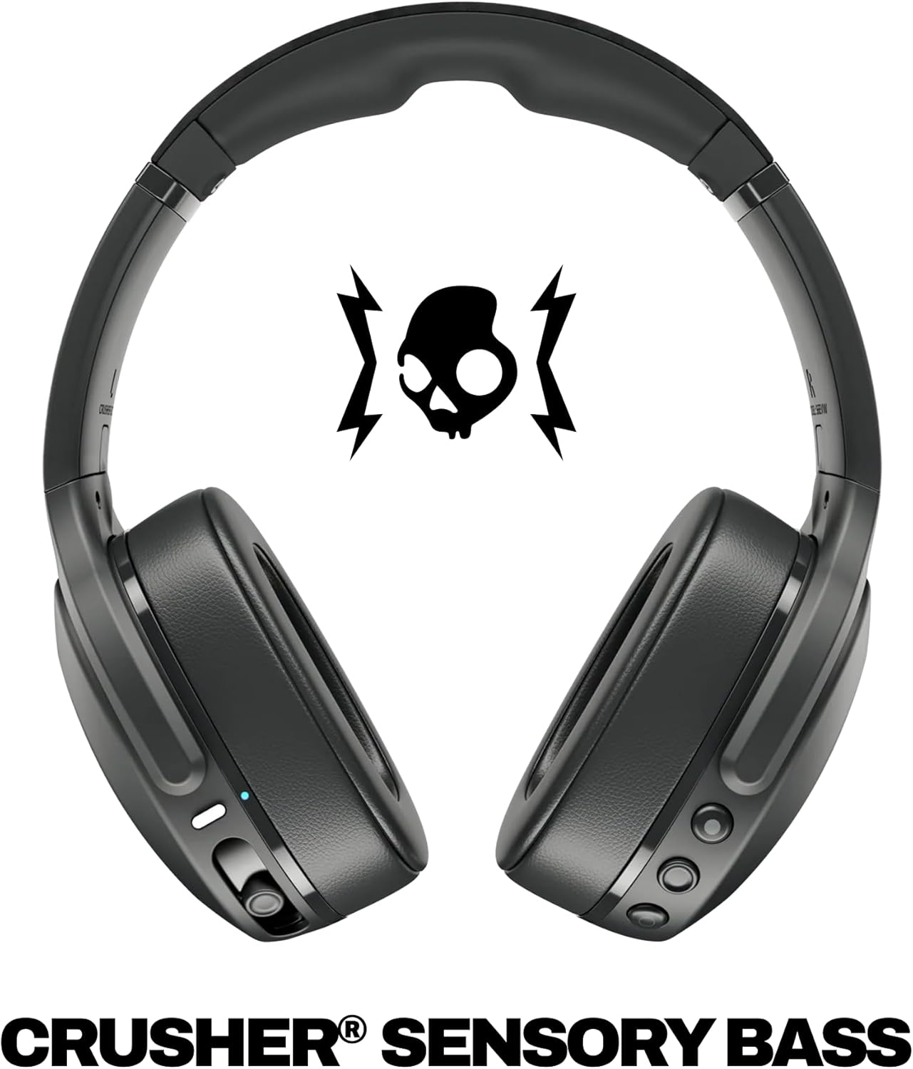 Skullcandy Crusher Evo Over-Ear Wireless Headphones with Sensory Bass and Charging Cable, Black image number 4