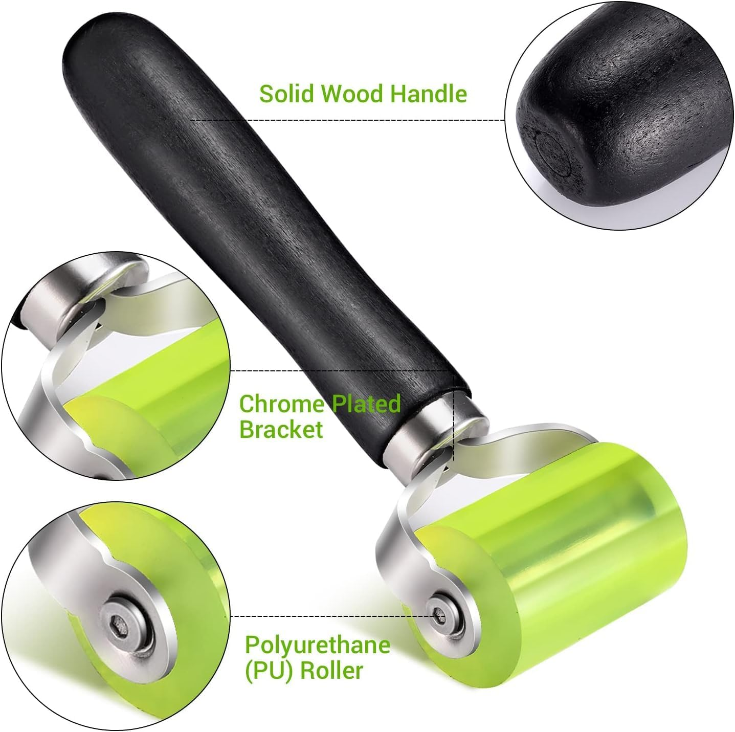 Car Sound Deadener Application Rolling Wheel Roller,2Pcs Car Sound Deadener Roller Car Sound Deadening Roller Tool,Car Vehicle Sound Deadener Application Rolling Wheel Roller,Car Sound Deadener Roller image number 2