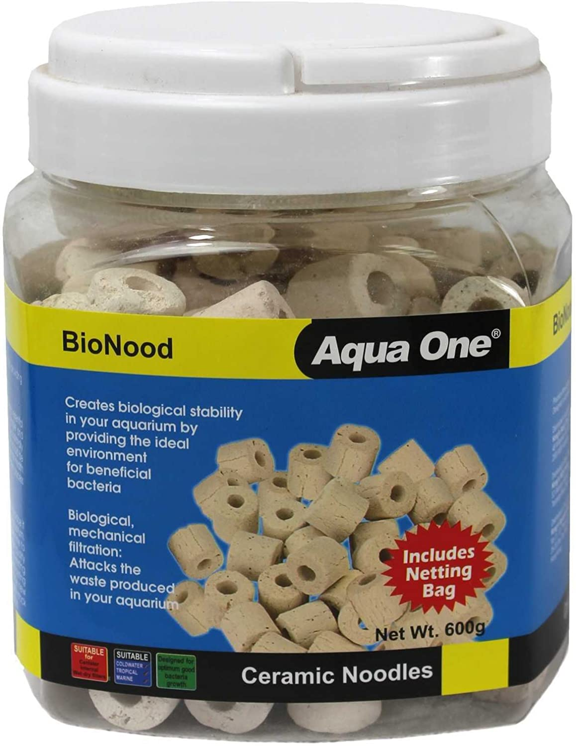 Aquarium Bionood Biological Stabiliser 250G Fish Tank Treatment 10434 Aqua One
