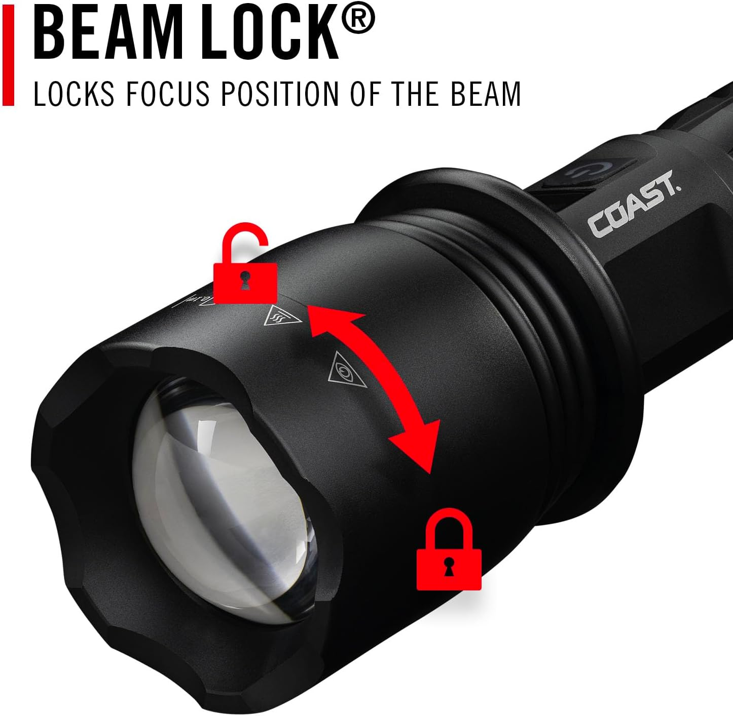 Coast XP40R 8000 Lumen Rechargeable Dual-Power LED Flashlight with Poweriq&trade; Real-Time Display, 5 Light Modes, Ultra View Flood Beam, Push/Pull Focus image number 6