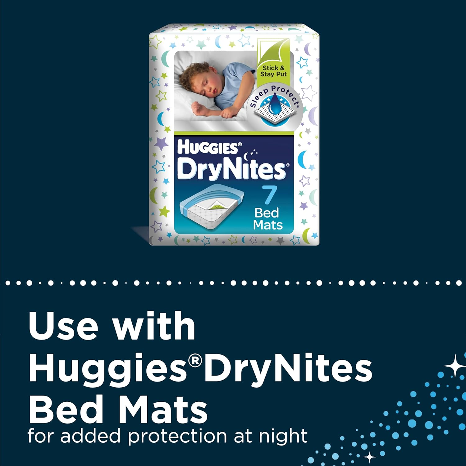 Huggies Drynites Night Time Pants for Boys 4-7 Years (17-30Kg) 9 Count (Pack of 2) image number 2