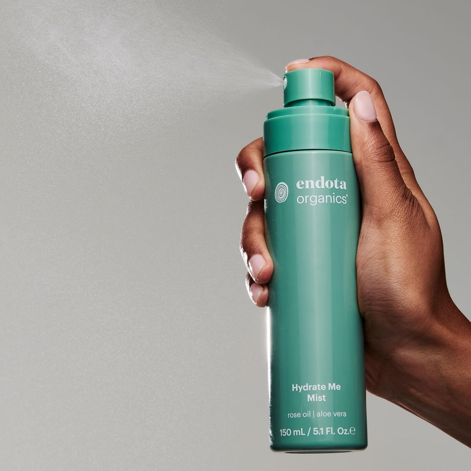 Endota Organics Hydrate Me Mist with Hyaluronic Acid 150 Ml, a Rose-Infused Facial Mist to Boost Your Skin and Your Spirits.