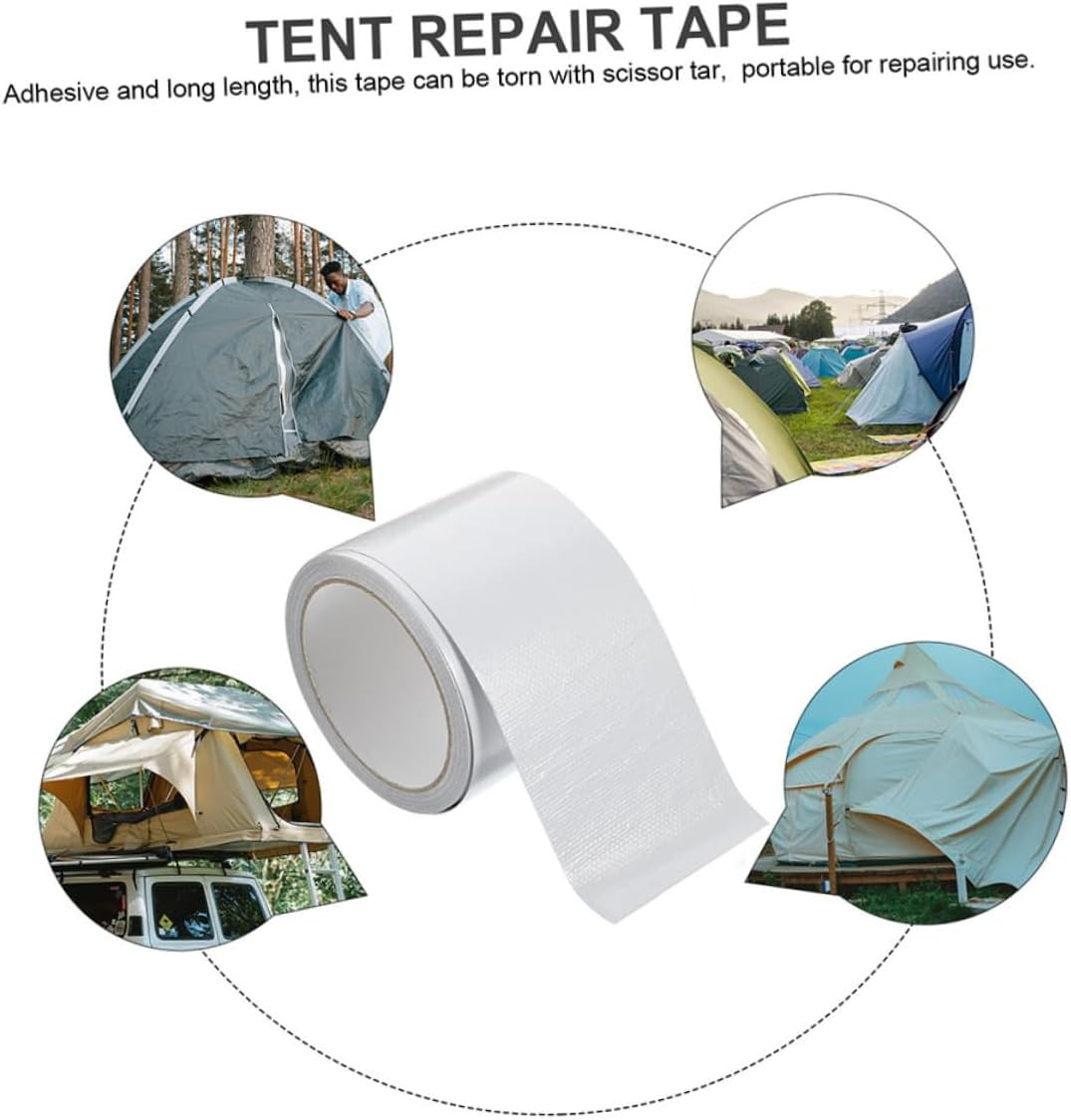 2Rolls Tape for Awning Repair Adhesive Tape for Fly Screen Tent Repairing image number 4