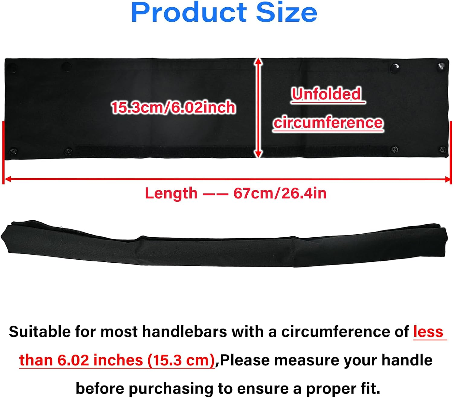 2PCS Stroller Bumper Bar Cover,Pushchair Armrest Handle Protector Cover,Handlebar Cover Replacement Pram Bumper Dustproof Handle Gloves