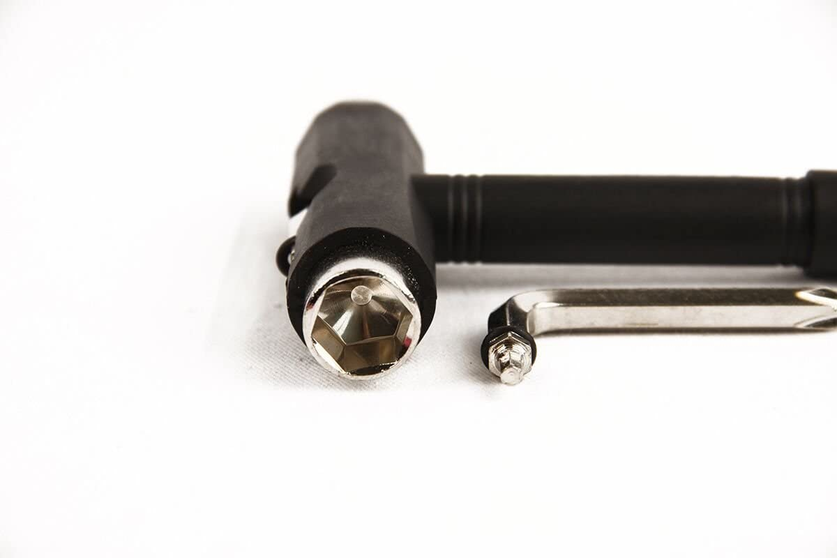 HIGHROCK Black Skateboards T-Tool All-In-One Tool Skateboards T-Type Allen Key and L-Type Head Wrench Screwdriver image number 1