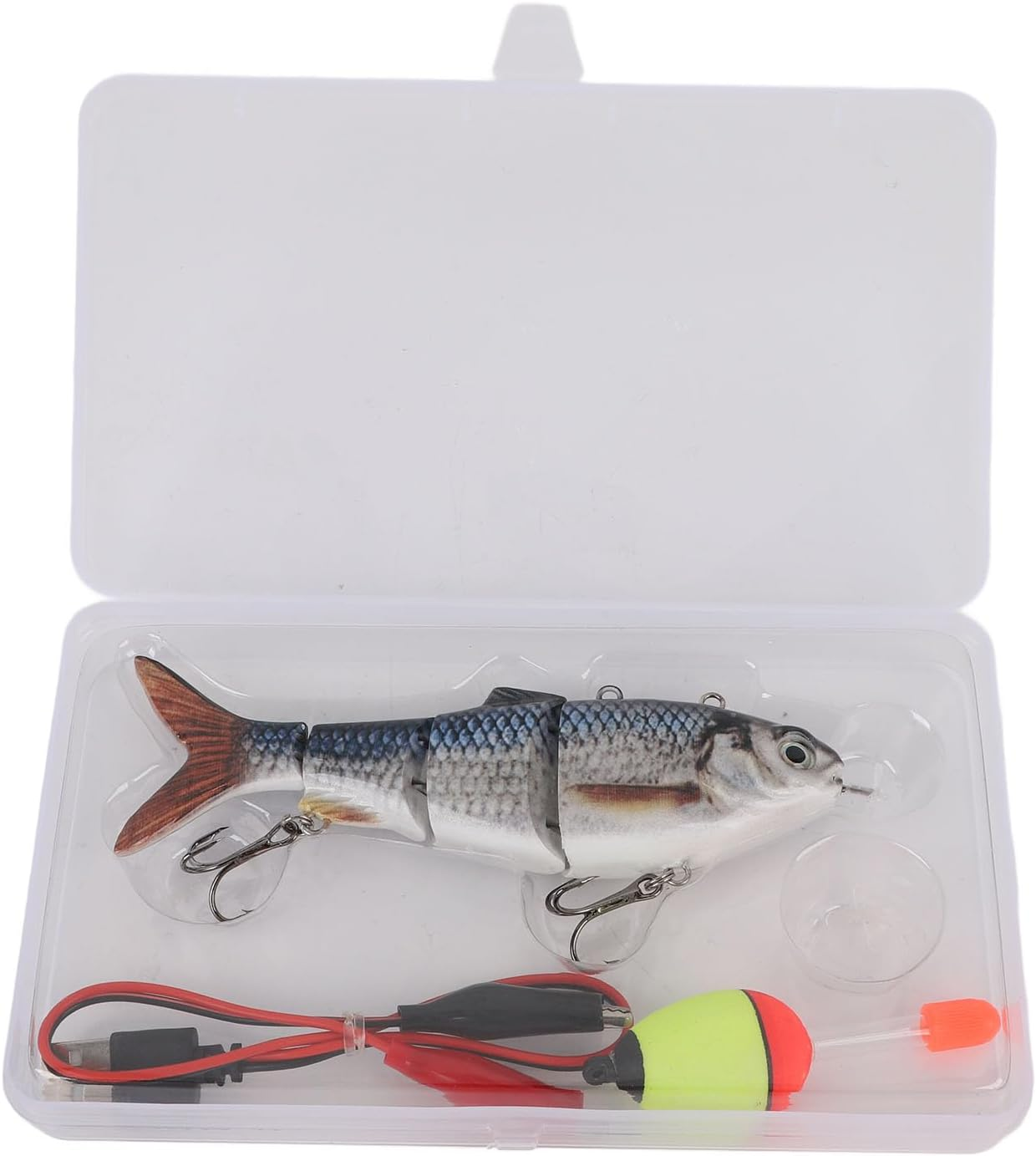 Dpofirs Electric Lure, Automatic Swimming Lure USB Rechargeable Portable LED (BL-2042), Dpofirshnpoau9Ym1-12 image number 6