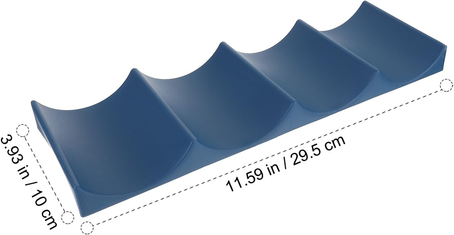 Luxshiny 2 Pcs European-Style Wine Bottle Holders Wave Design Desktop Bottle Stands Kitchen Storage Racks for Home Organization Random Color Random Color image number 4