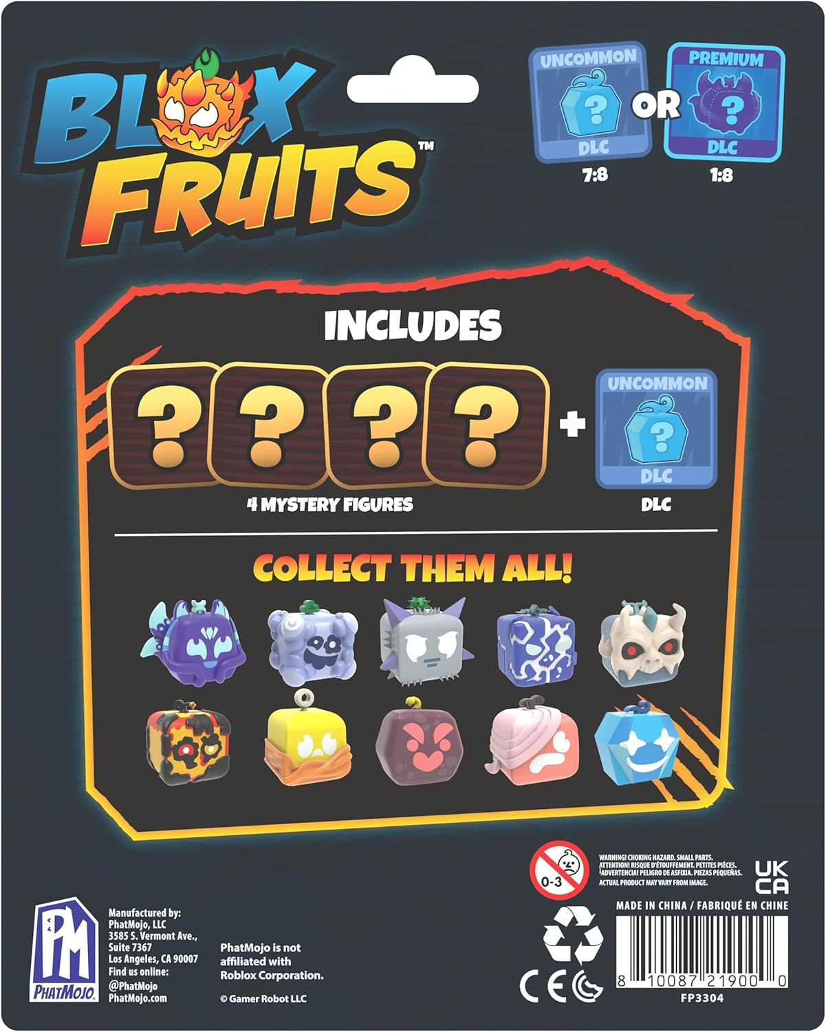 BLOX FRUITS - Mini Figure 4 Pack- Series 2