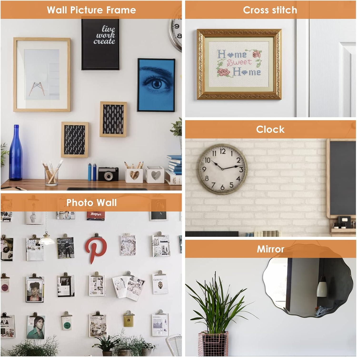 3Pcs Picture Hanging Tool High Precision Picture Frame Level Ruler Portable Frame Hanging Hardware Bubble Level Measuring Tool for Hanging Poster Cross Stitch Photo Frame image number 2