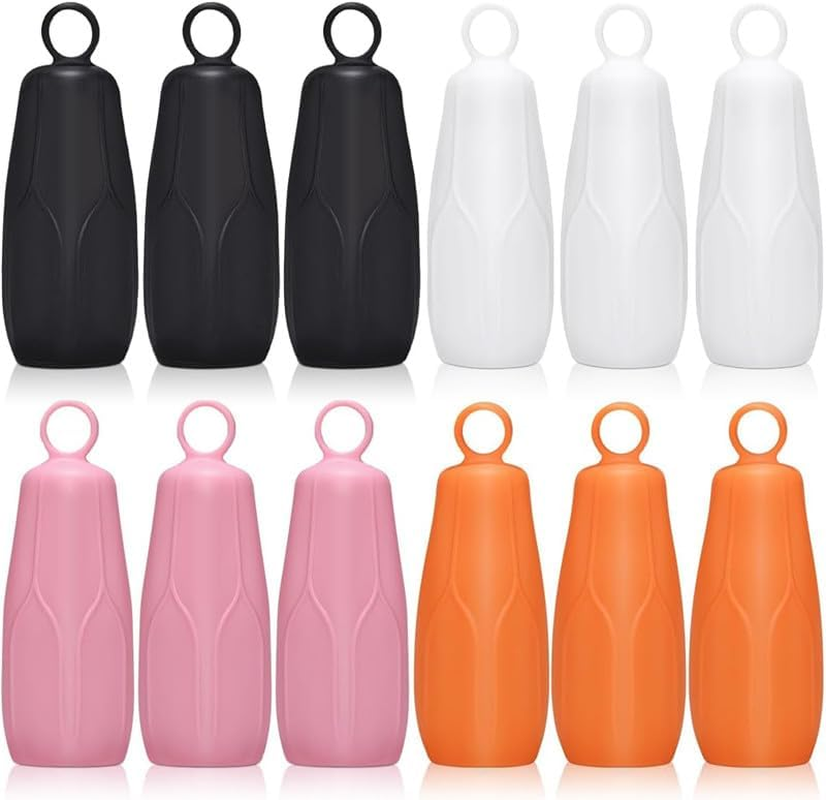 Elastic Sleeves Bottle Covers Silicone Bottle Covers for Travel,12Pcs Silicone Elastic Sleeves for Leak Proofing,Leak Proof Sleeves Silicone Elastic Sleeves Leak Proof Sleeves for Travel Bottle,Type A