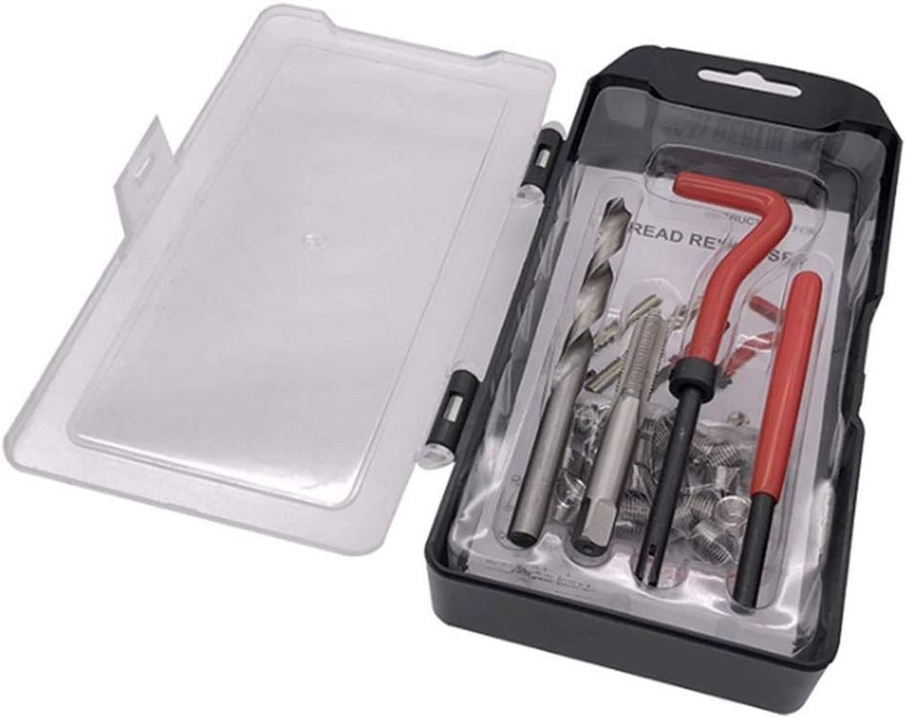 Xinyee 15Pcs M-10 X 1.0 Thread Repair Kit Helicoil Compatible 10Mm Damaged Threads image number 5