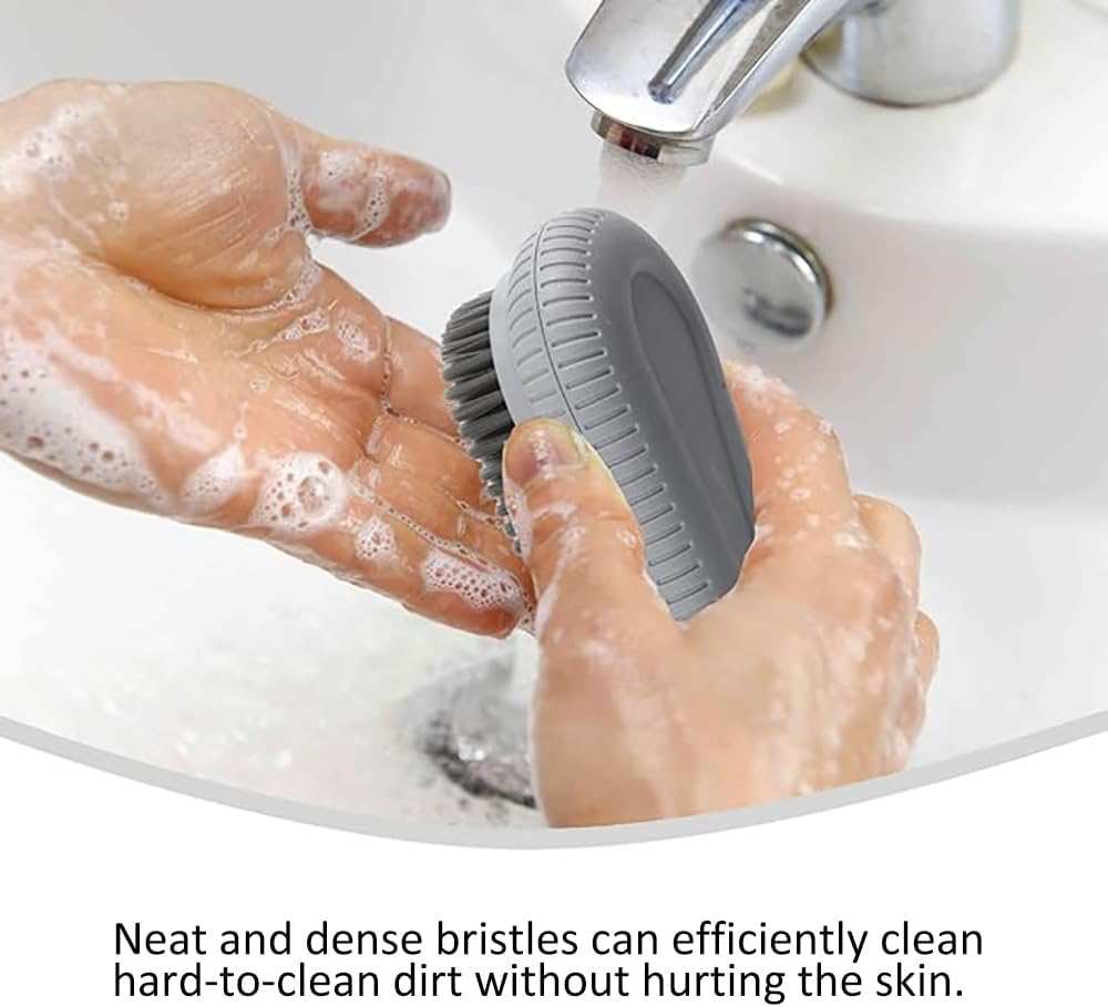 Nayiissi Nail Brush for Cleaning Fingernails, Heavy Duty Nail Scrubber Brush Hand Cleaning Brush, Mechanic Hand Nail Cleaning Brush for Men&Women, Laundry Cloth Shoe Cleaning Brushes image number 1