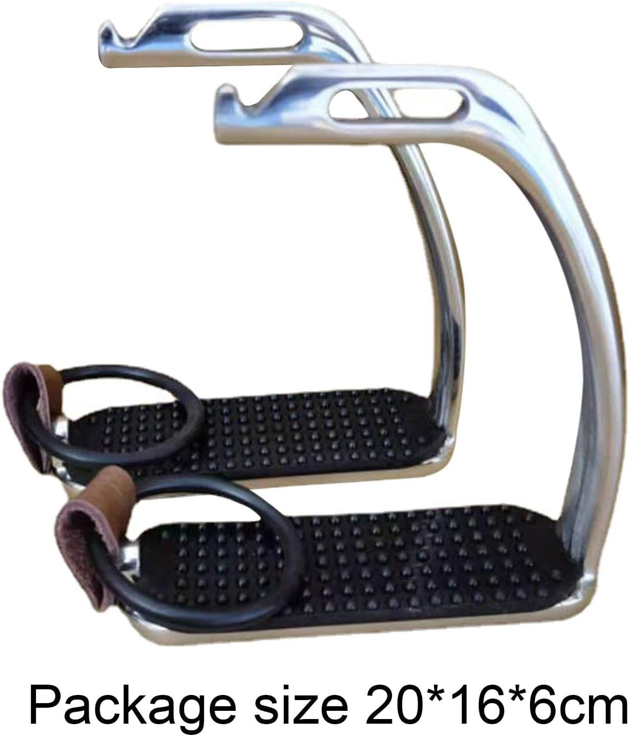 Horse Riding Stirrups 2Pieces Durable Training Tool Hose Saddle Safety Stirrup for Equestrian Sports Outdoor Men and Women image number 4