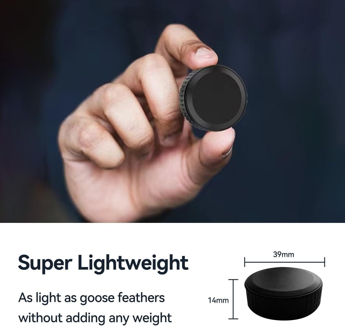 [2-Pack] T Tersely IPX8 Waterproof Airtag Holder Case Cover with Ultra Adhesive Sticker - Mount for Bike, Wallet, TV Remote, Drone, Camera, Luggage & More (Black) image number 6