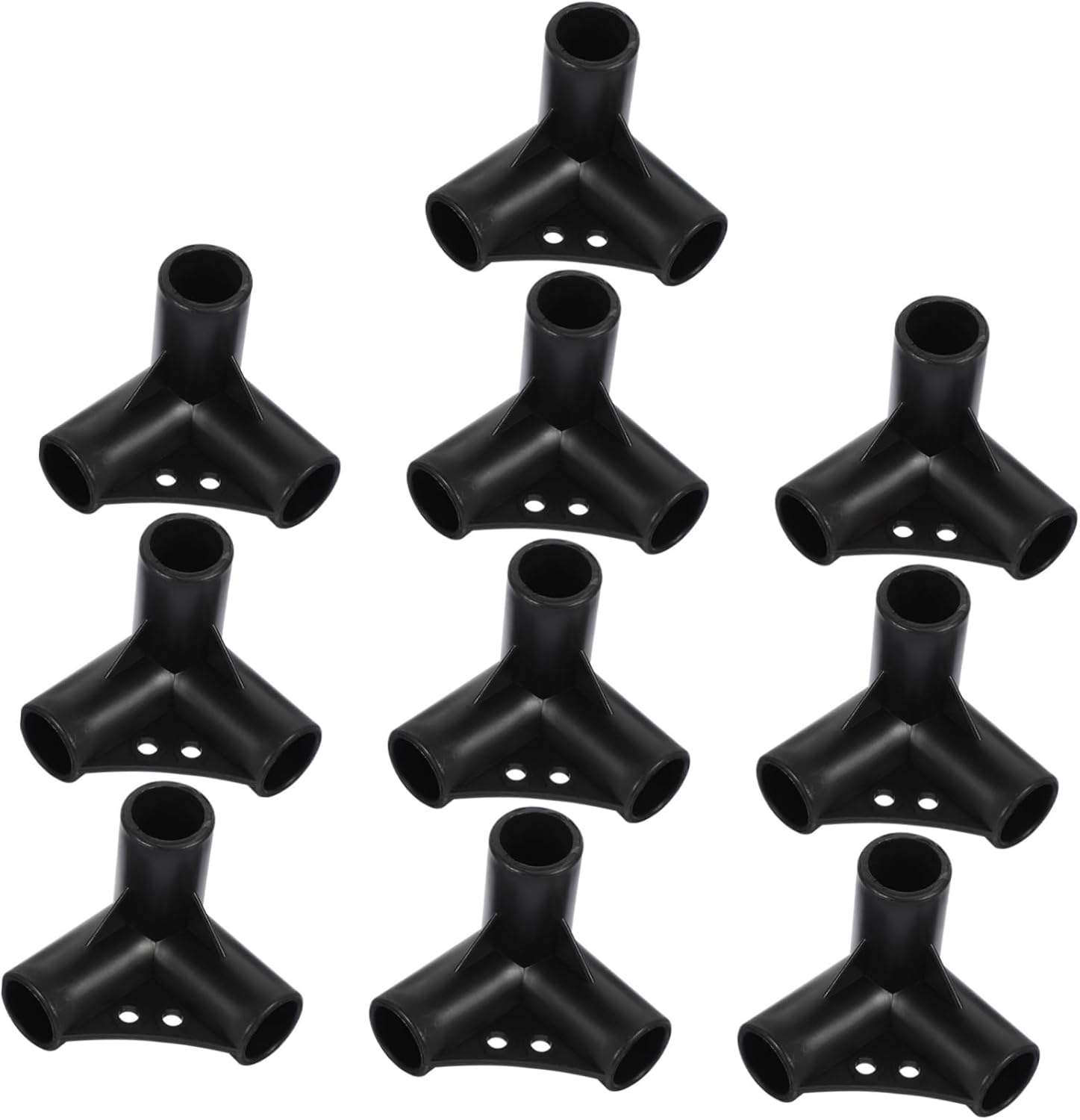 KITANDOVE 10Pcs 20Mm Plastic Tube Connectors Three-Way Corner Connectors for Gardening Versatile Four-Way for Greenhouse and Trellis image number 3