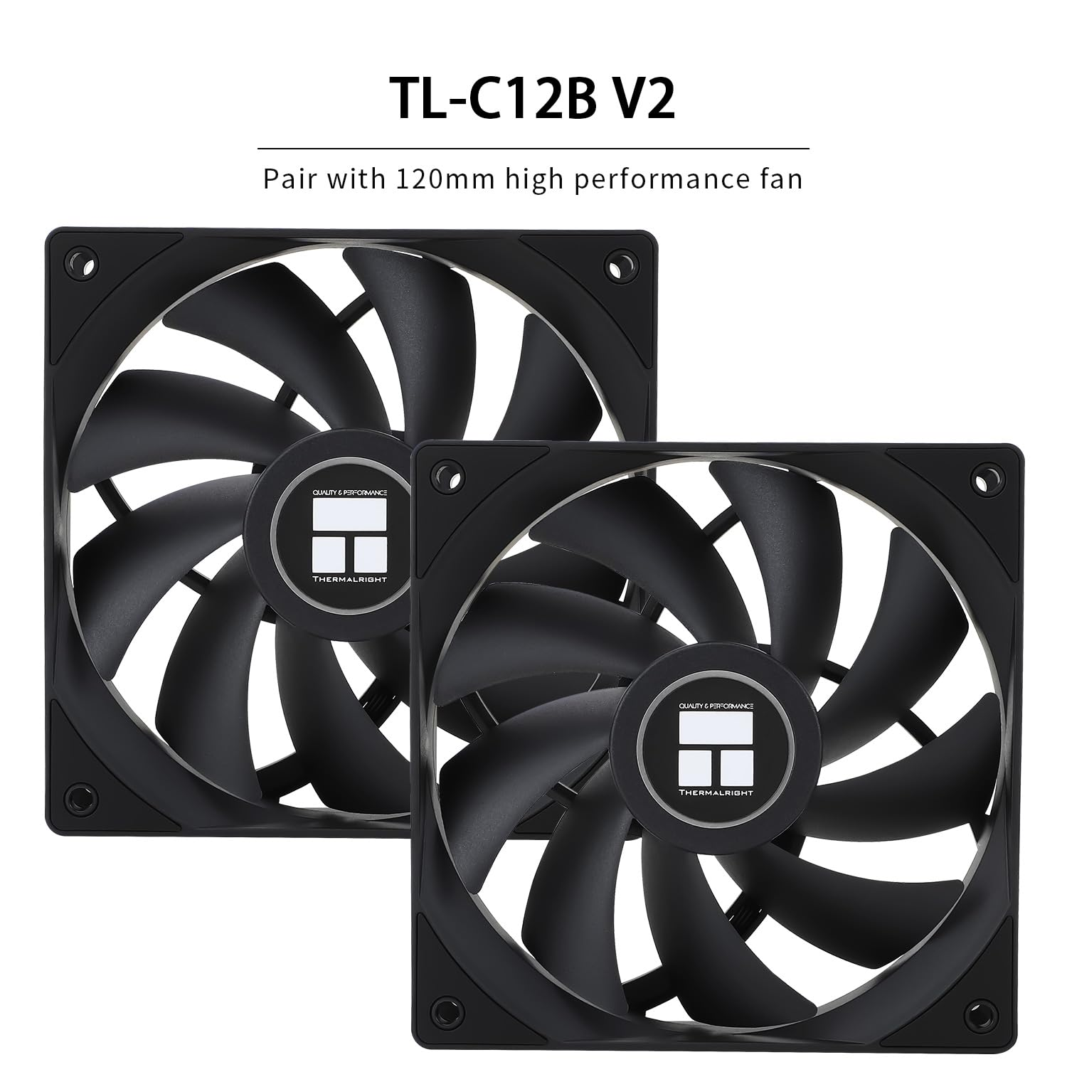 Thermalright Phantom Spirit 120 SE Black CPU Cooler,Dual TL-C12B V2 PWM Fans and Double Towers, 7 Heat Pipes Heatsink Cooler,For AM4/AM5, Intel LGA1851/1700/115X/1200, Computer CPU Cooling,Black image number 4