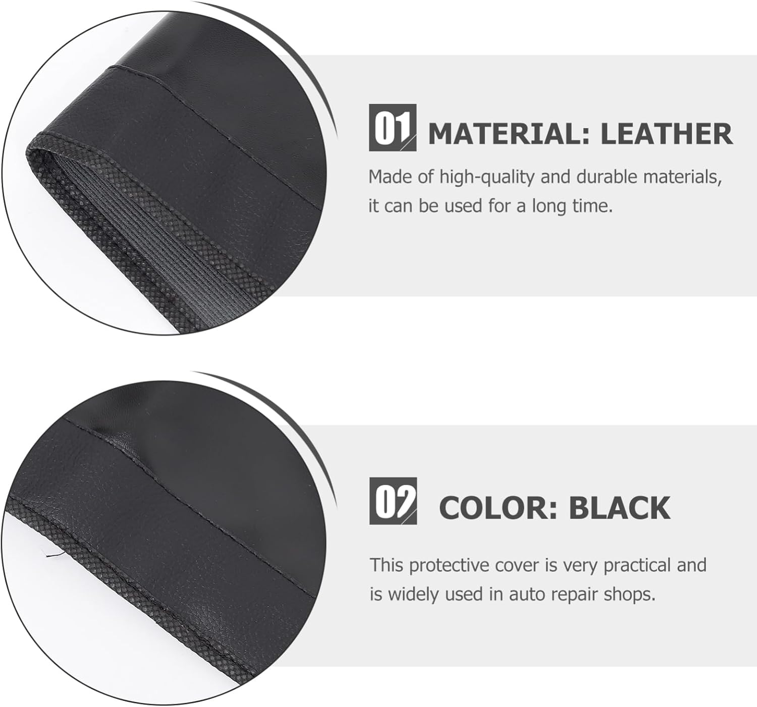 JECOMPRIS 1 Set Protective Pad Automotive Mechanic Work Mat Magnetic Car Repair Pad Magnetic Car - Proof Mat Car Body Mat Magnetic Car - Proof Cover Cars Mechanic Mat for Car Leather Black image number 6