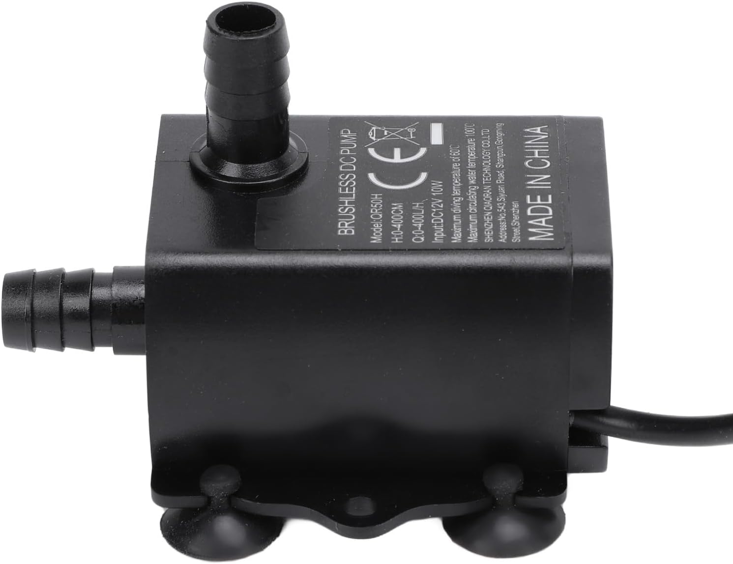 Yosoo Fountain Submersible Reliable Adjustable Small 12V 10W 0-400L/H for Aquarium image number 1