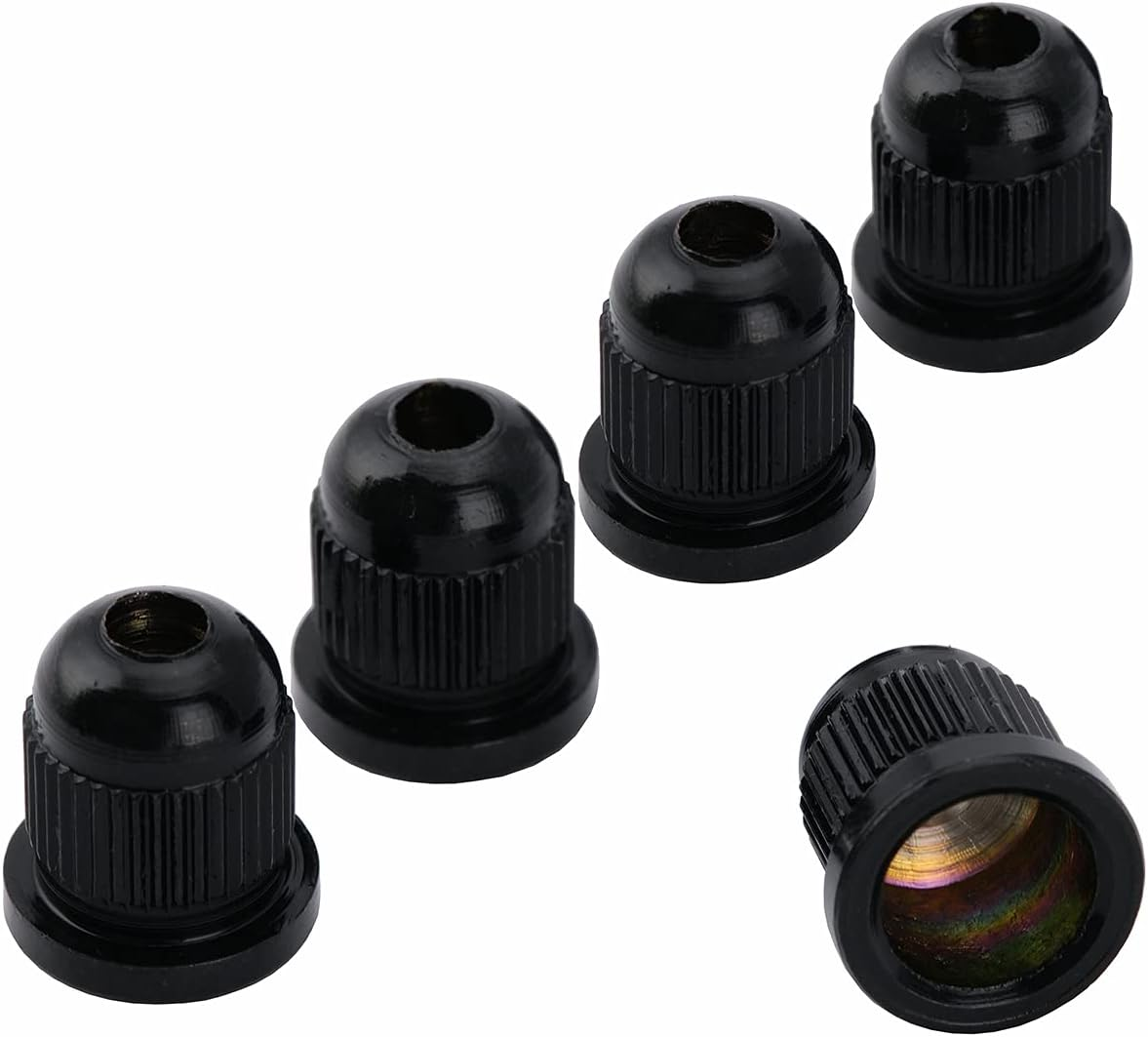 Musiclily Pro 13.2Mm Steel through Body String Mounting Ferrules for Electric Bass, Chrome (Set of 5)