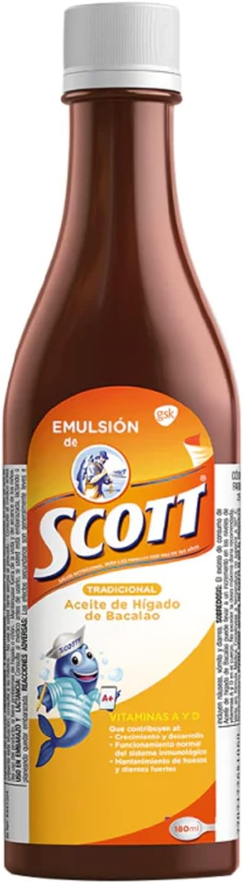 Emulsion De Scott Tradicional 180 Ml (6.13 Fl Oz) image number 2