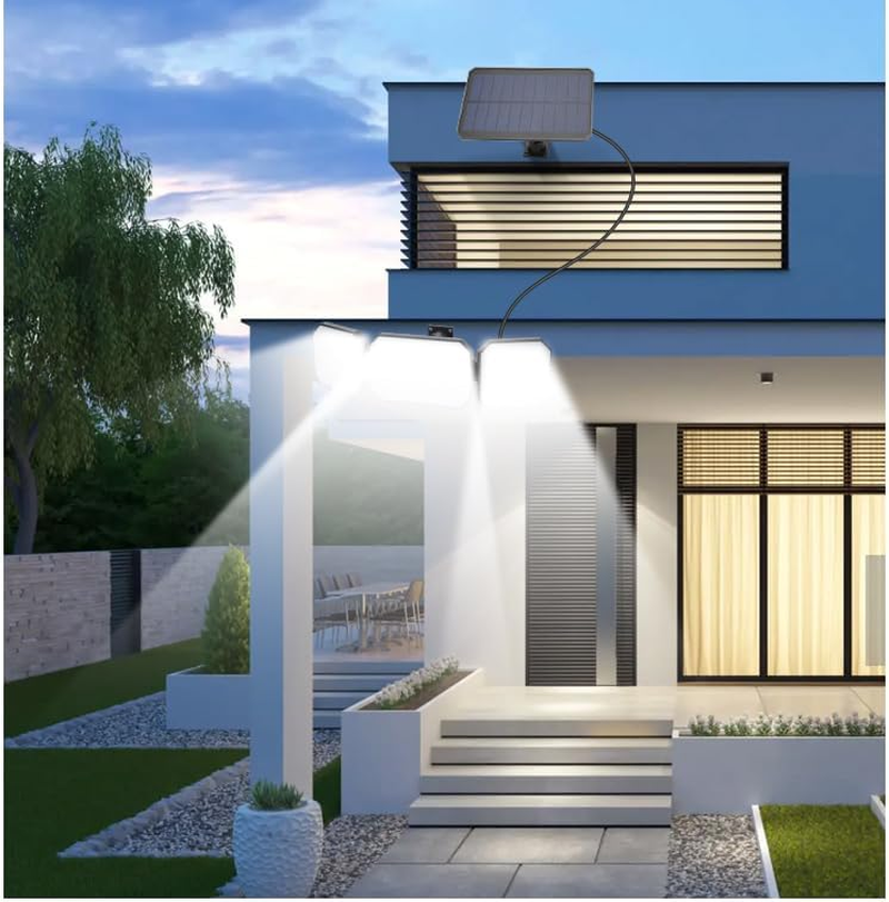 T-Sun Solar Motion Sensor Light, Solar Outdoor Security Light, Two Motion Sensors,1000Lumens, 230 Leds,3 Modes,Remote Control, IP65 Waterproof Solar Wall Lights for Yard, Patio, Garden, Garage image number 1