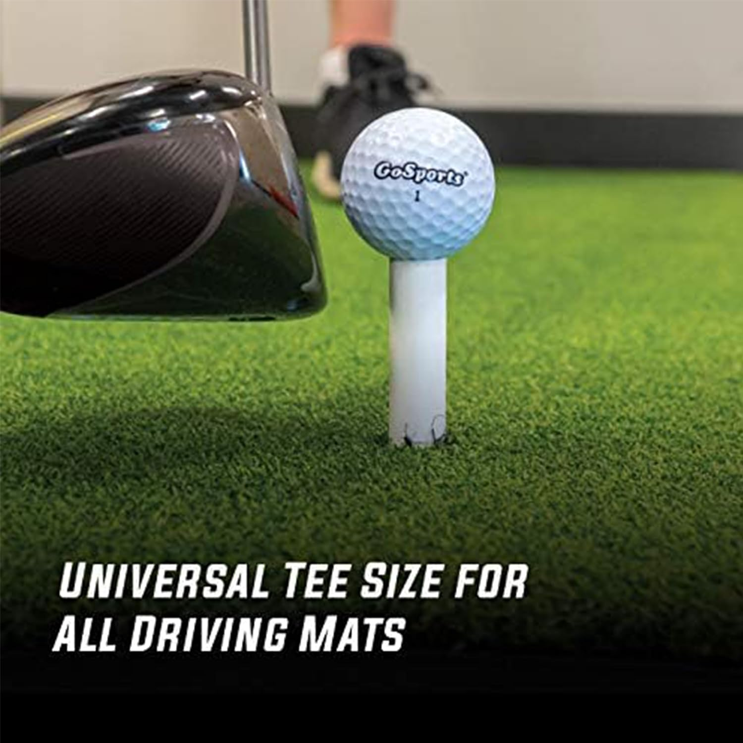 9 Pcs White Golf Rubber Tees for Practice and Driving Range,3X of 1.5", 2.28" and 3.46" Tees,Suitable for Indoor Outdoor Backyard image number 6