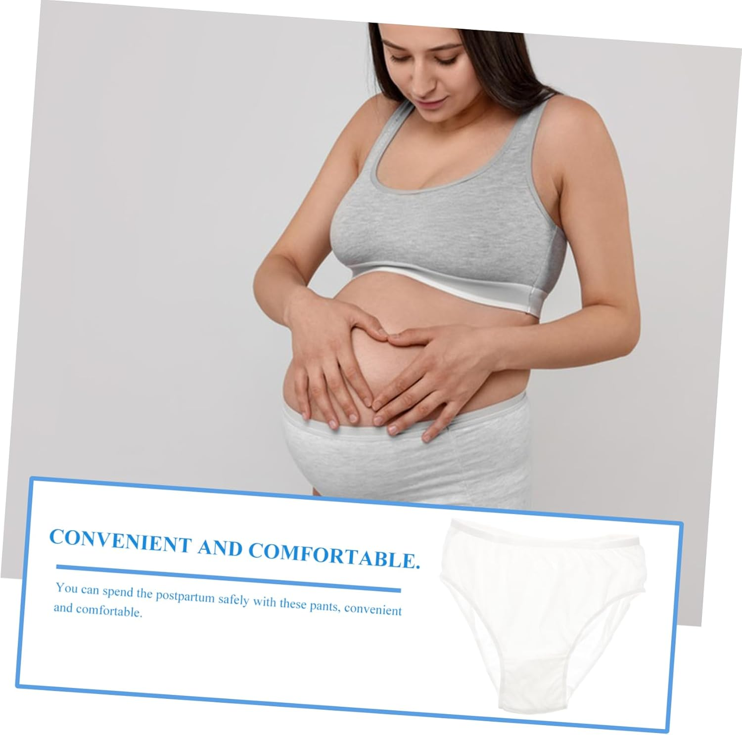 SUPVOX 4Pcs Comfortable Cotton Underwear for Women Disposable Postpartum Pants Safe Reliable for Period image number 2