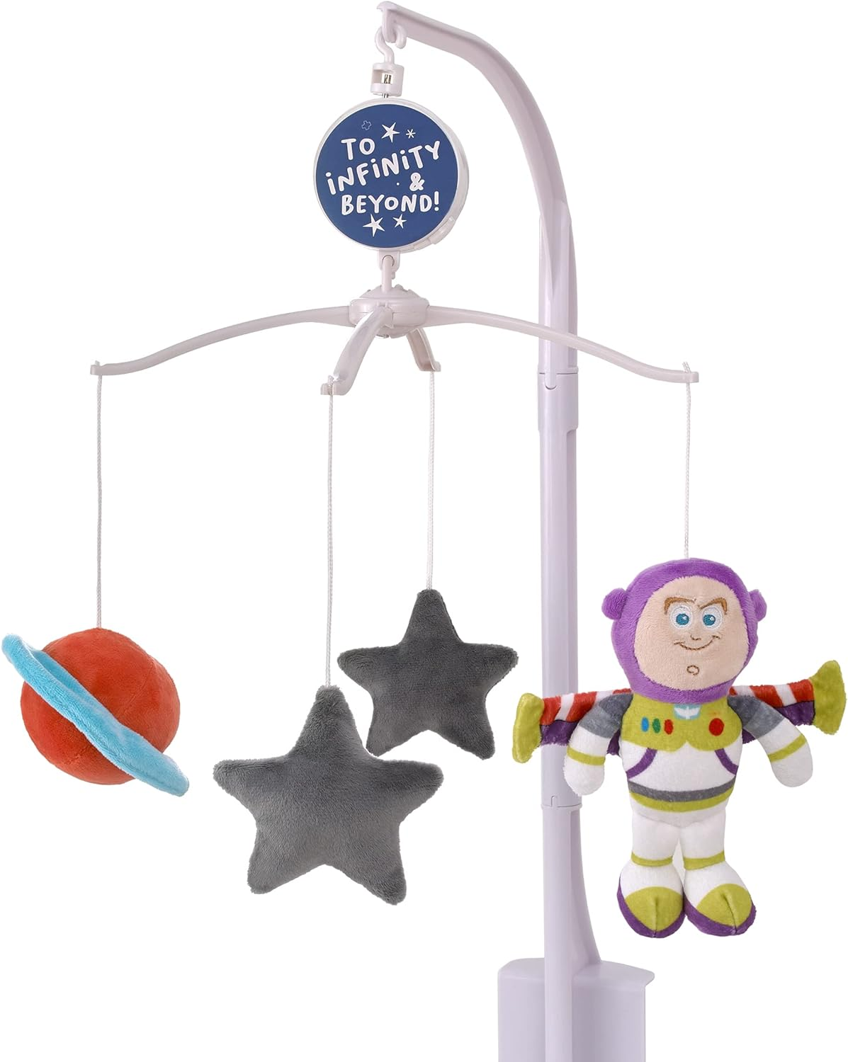 Disney Minnie Mouse Be Happy Pink & Aqua Plush Musical Mobile, Pink, Aqua, Raspberry - Mickey Mouse - Timeless Mickey image number 4