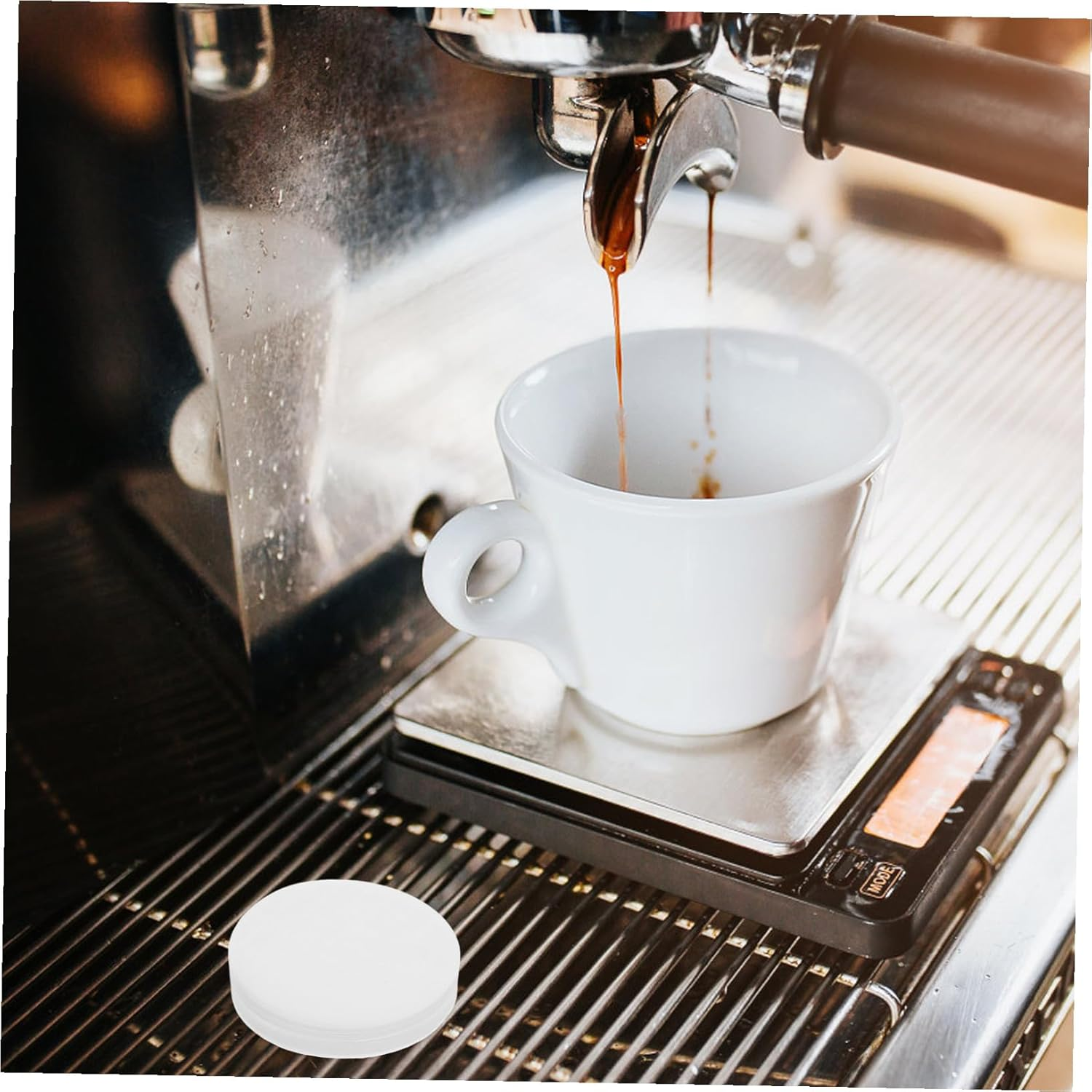 COHEALI 100Pcs Coffee Filter Paper Reusable Espresso Filter for Milk Tea Maker image number 4