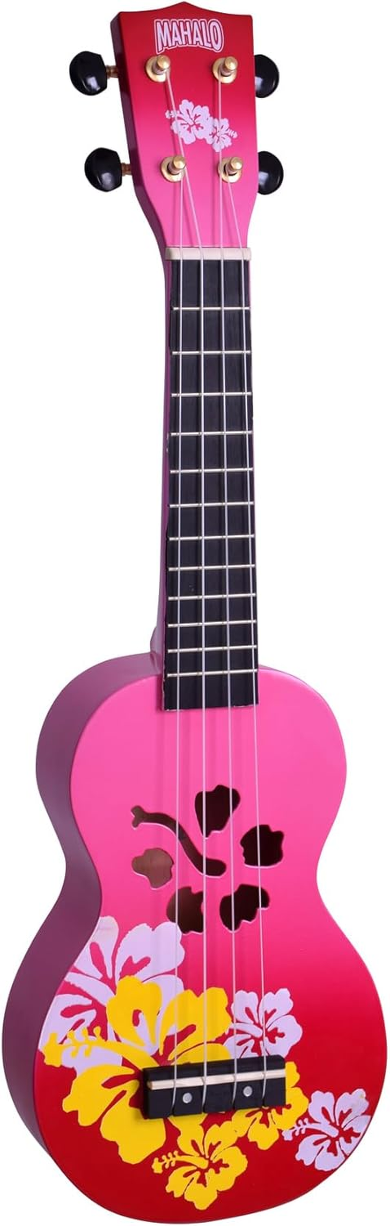 Mahalo Ukuleles Mahalo Designer Series Ukulele, Right Handed, Purple Burst, Soprano (MD1HB Ppb)