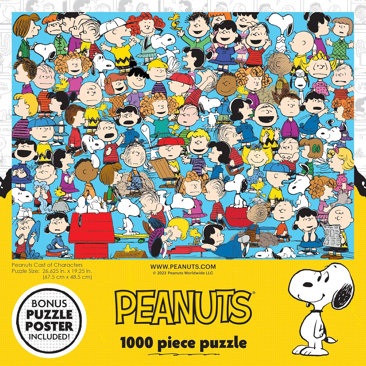 Cra-Z-Art - Roseart - Peanuts - Cast of Characters - 1000 Piece Jigsaw Puzzle image number 4