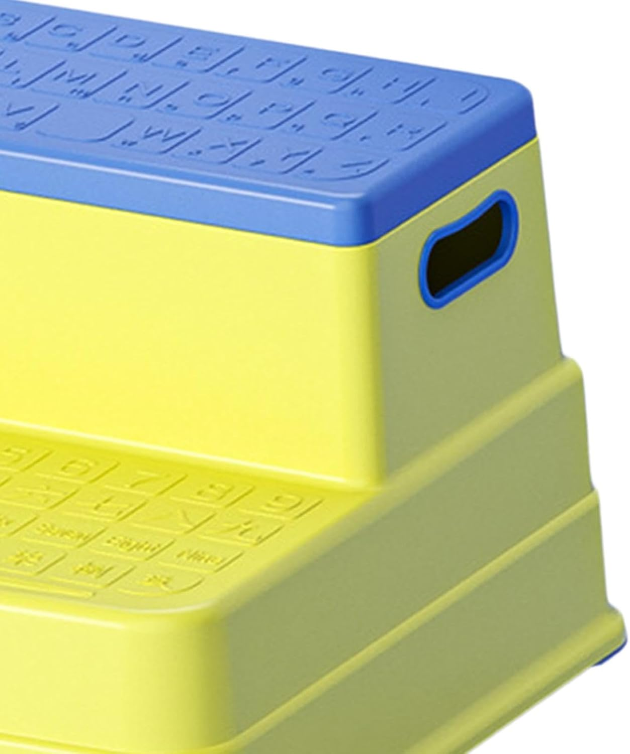 Koolsoo 2 Step Stool for Kids Toddler Step Stool with anti Slip Surface Kitchen Helper Stool Toilet Stool for Toilet Training Potty, Yellow - Yellow image number 2